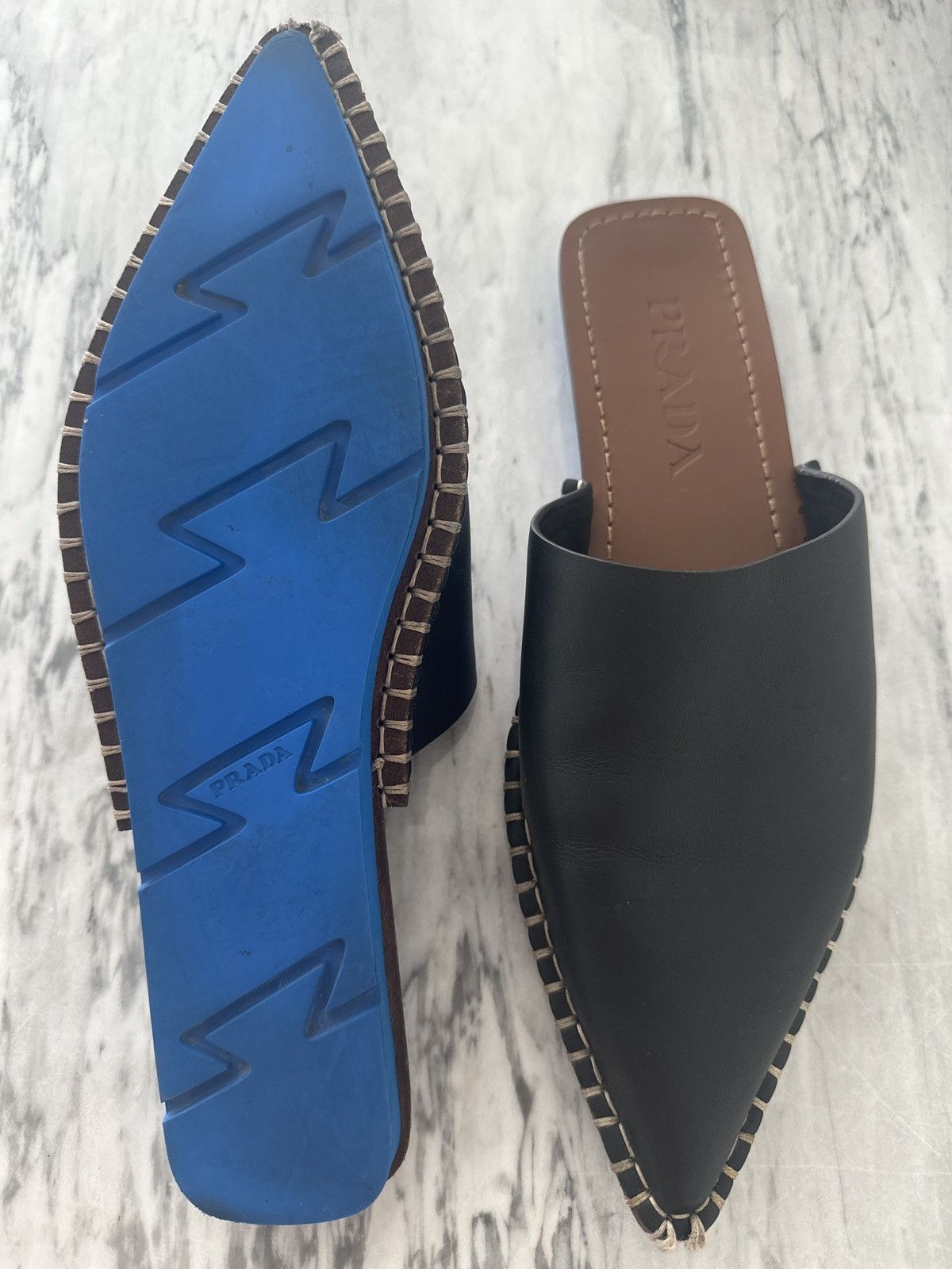Prada Prada Archive Handmade Mules in size 40 Size US 8 / EU 41 - 1 Thumbnail