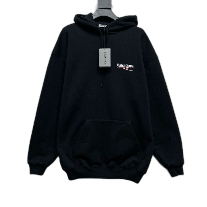 Balenciaga Balenciaga Wave Coke Black Hoodie Size US XS / EU 42 / 0 - 1 Thumbnail