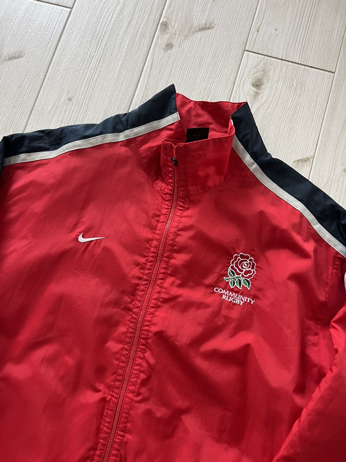 Nike Vintage Nike England Rugby Jacket Medium Size US M / EU 48-50 / 2 - 8 Thumbnail