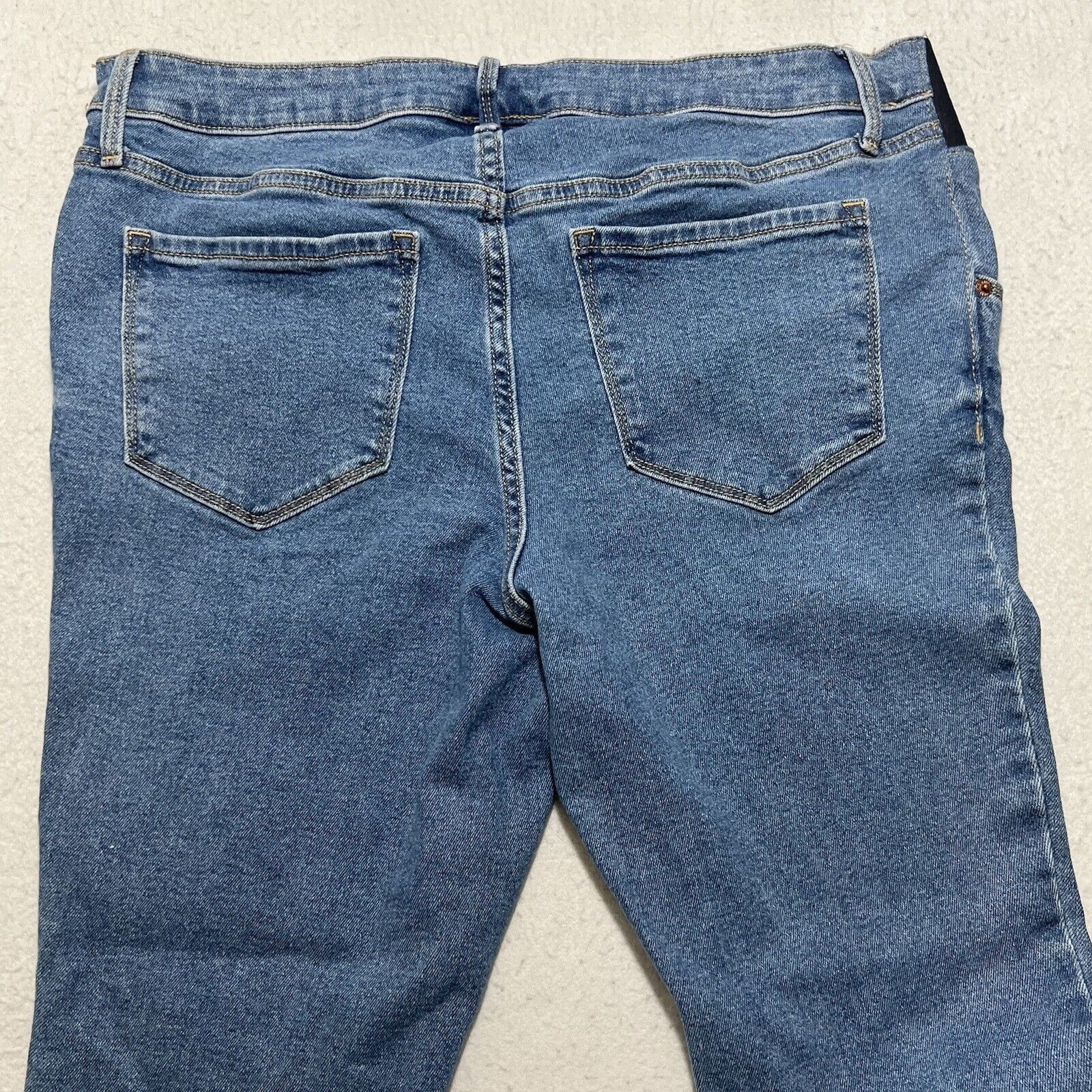 Old Navy Old Navy Rockstar Super Skinny Maternity Denim Blue Jeans Size 36" / US 14 / IT 50 - 7 Thumbnail