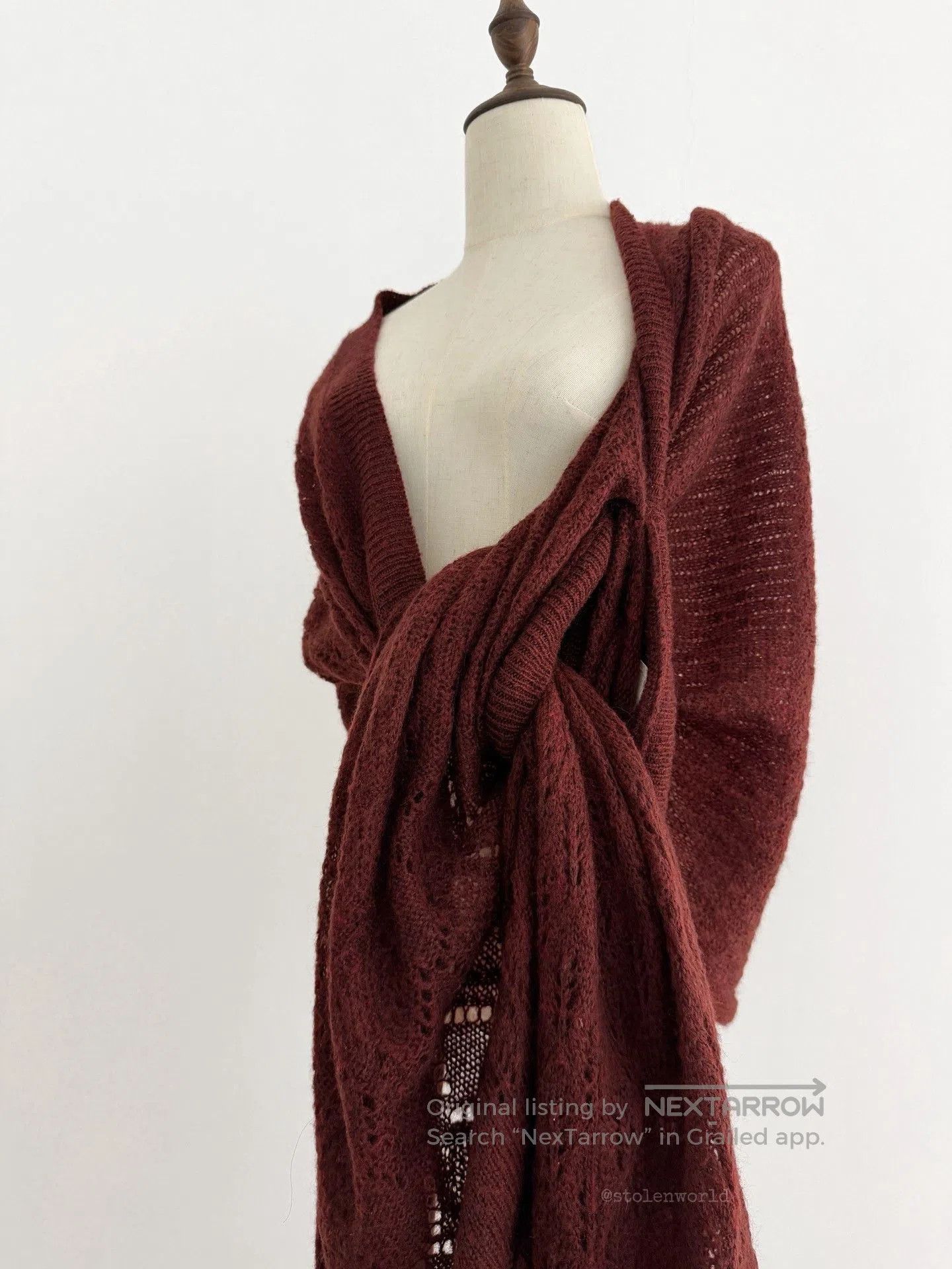 Yohji Yamamoto Yohji Yamamoto Deformable Knit Shawl. Size US M / EU 48-50 / 2 - 2 Thumbnail