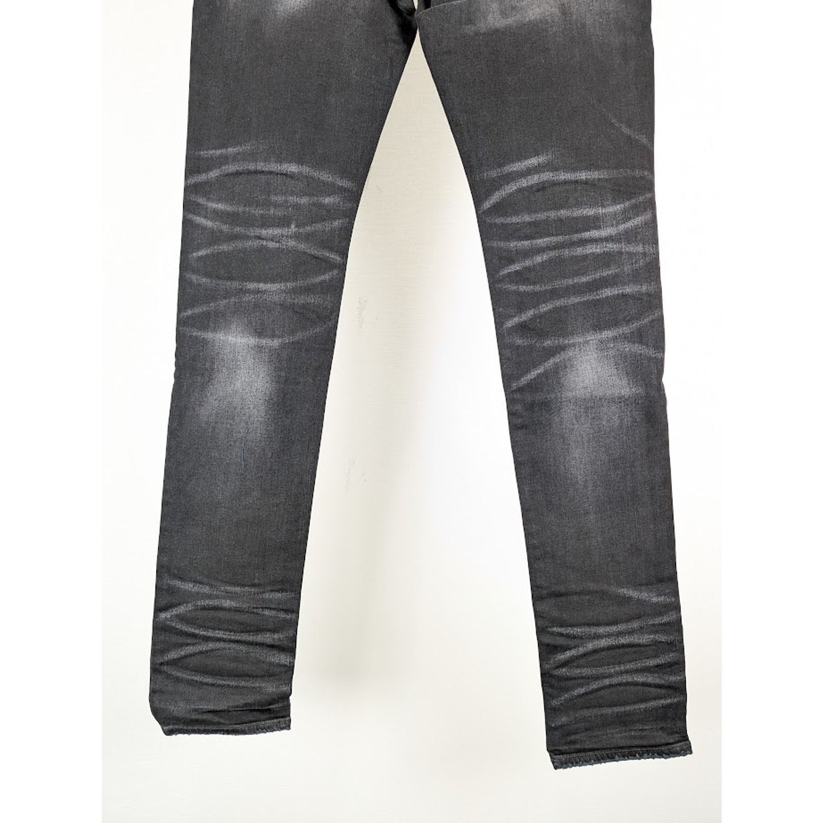 Amiri o1rshd1 Q:2 / Boucle MX1 Jeans in Aged Black Size US 34 / EU 50 - 14 Thumbnail