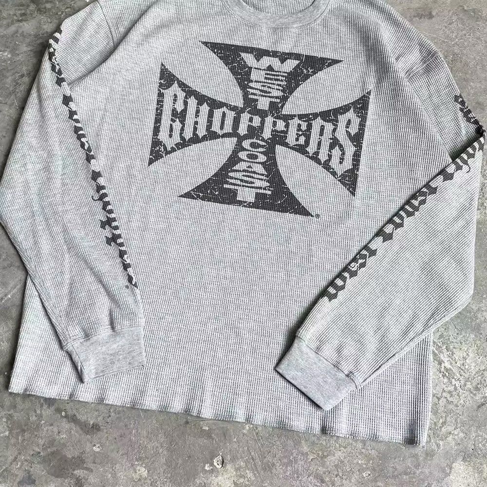Vintage Vintage Loose Long Sleeve Graphic Printed T Shirt Size US XL / EU 56 / 4 - 3 Thumbnail