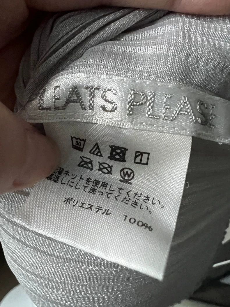 Issey Miyake Issey Miyake size:3 Light grey pleated top vest Size S / US 4 / IT 40 - 4 Thumbnail