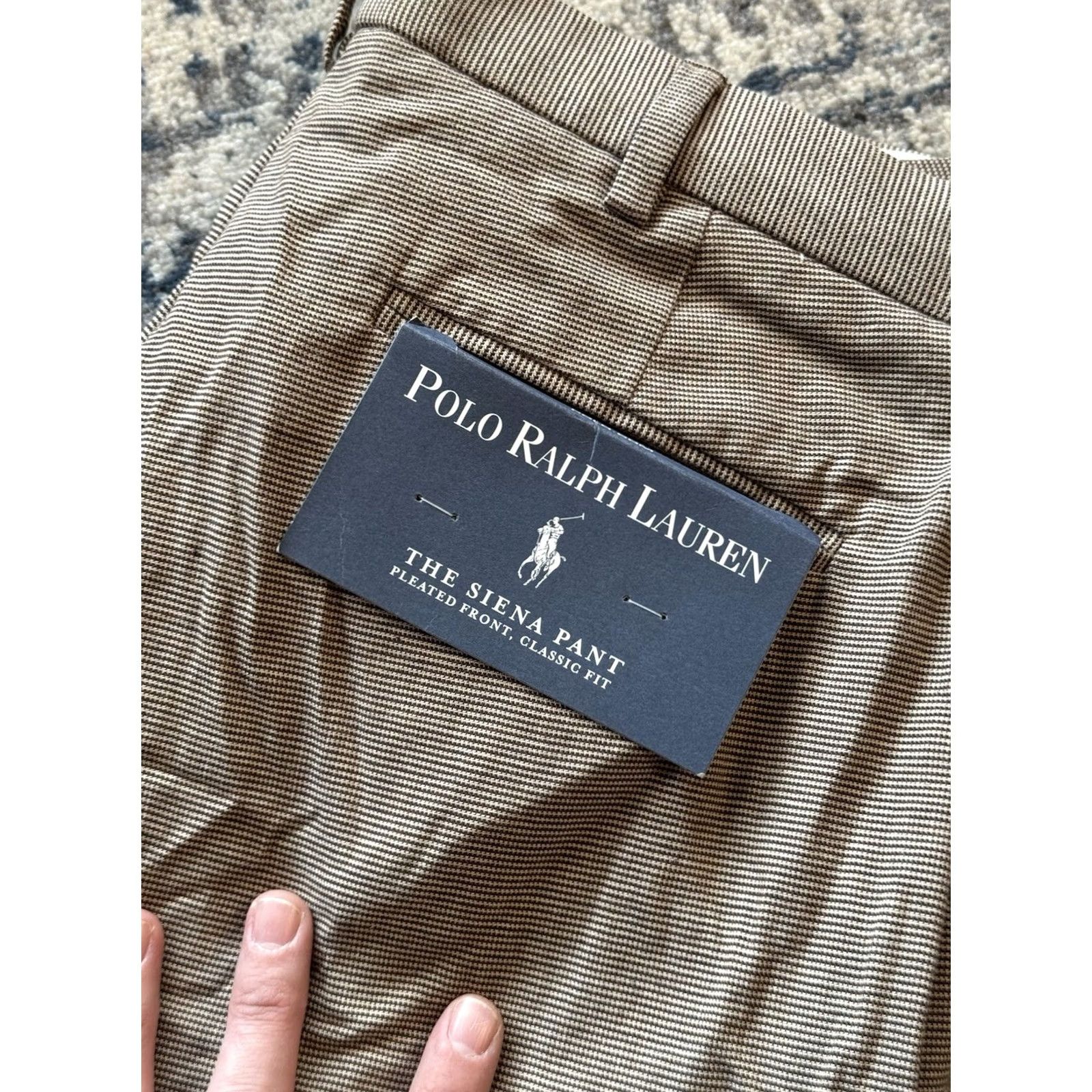 Polo Ralph Lauren VINTAGE Polo Ralph Lauren The Siena Pant Pleated Classic Fit Dress Pants 32W 33L Size US XS / EU 42 / 0 - 2 Thumbnail