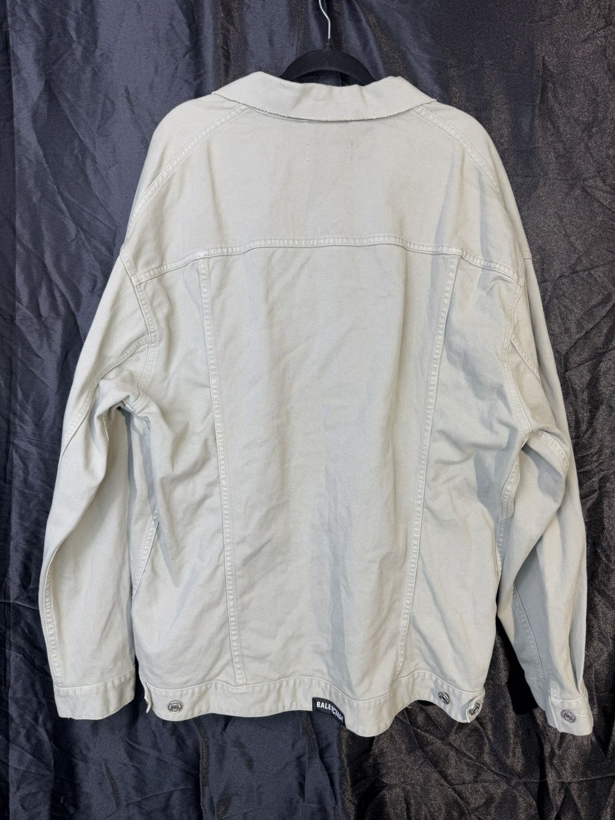Balenciaga Balenciaga denim jacket light green / grey Size US XL / EU 56 / 4 - 4 Thumbnail