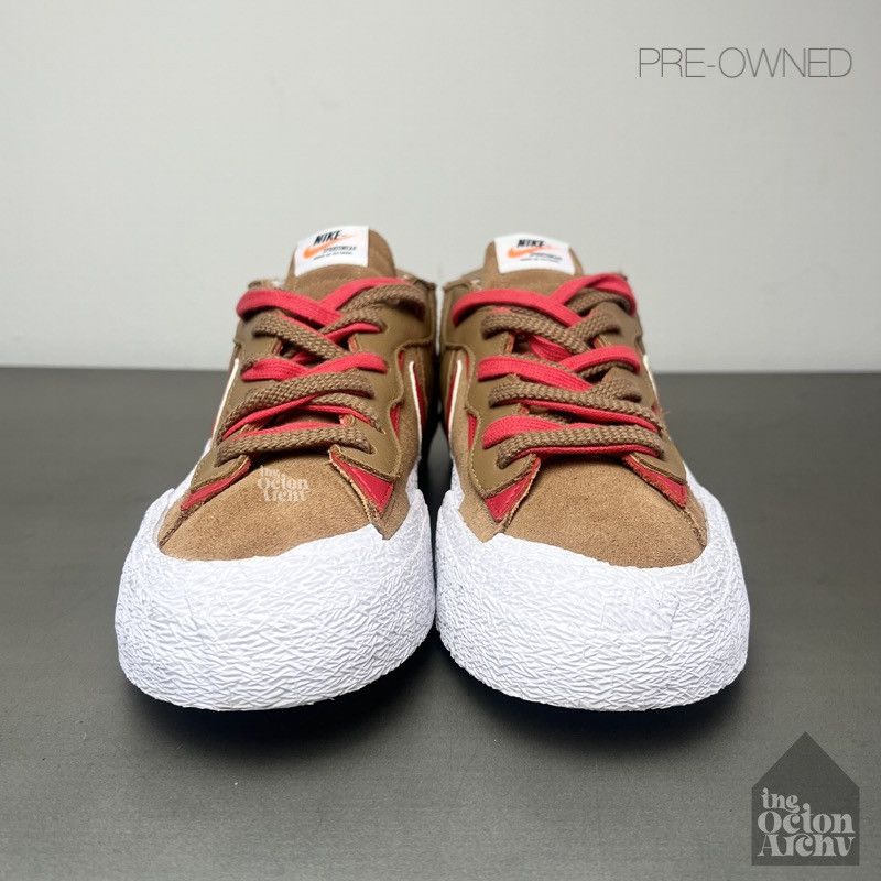 Nike × Sacai Nike x Sacai Blazer Low 'British Tan' DD1877-200 Size US 10.5 / EU 43-44 - 3 Thumbnail