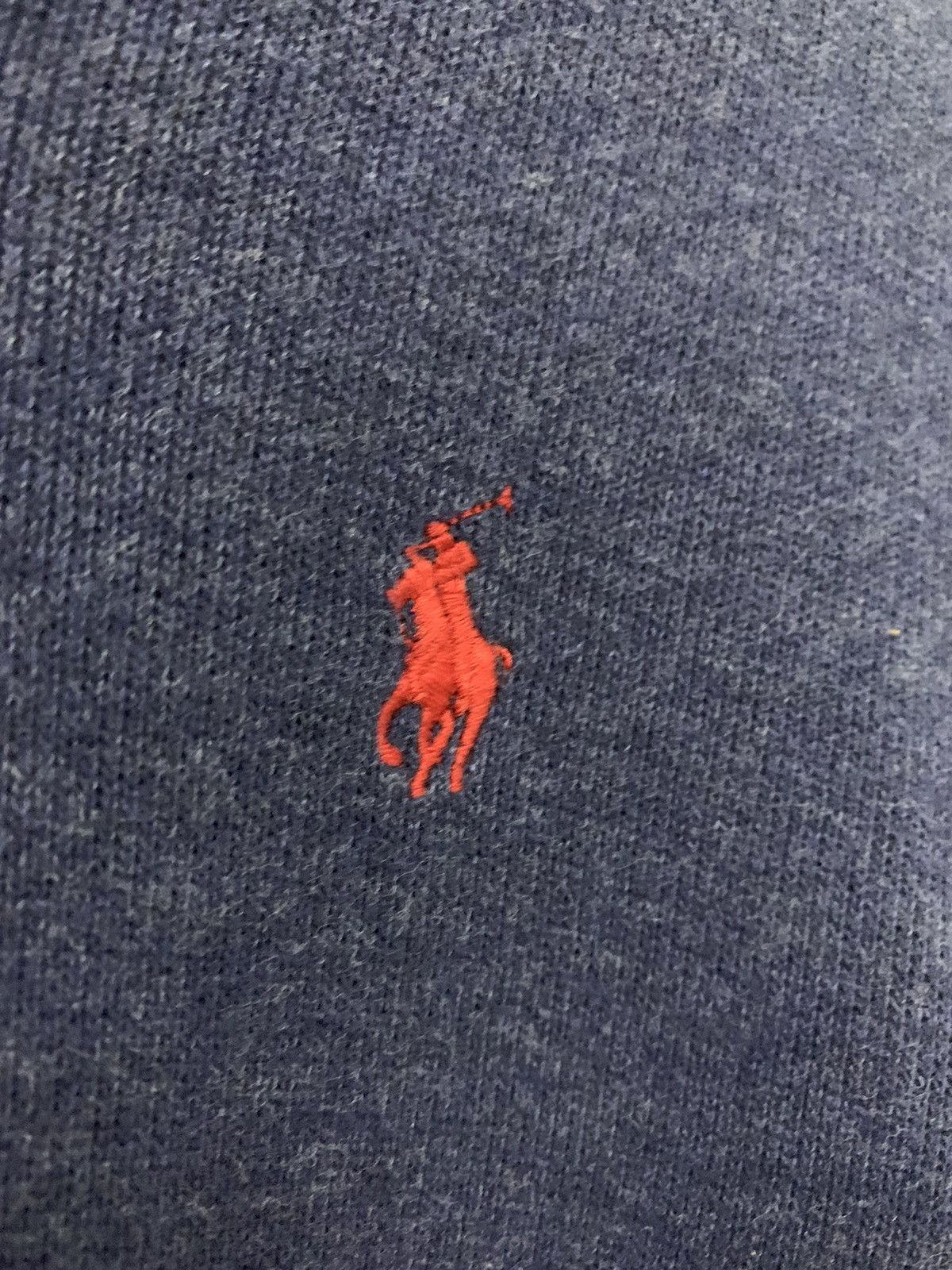 Polo Ralph Lauren Polo Ralph Lauren Navy Blue shawl collar sweatshirt Size US L / EU 52-54 / 3 - 3 Thumbnail