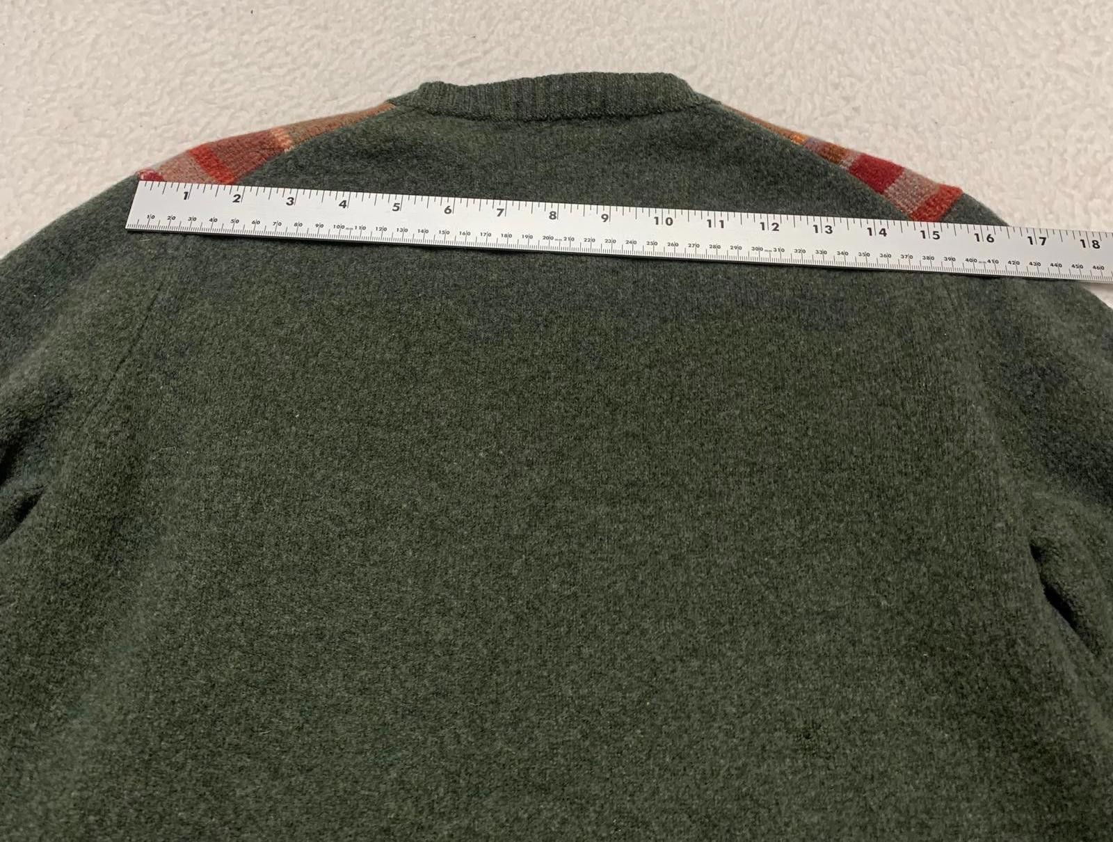Grant Thomas Grant Thomas Men's Size Large Plaid Wool Sweater Size US L / EU 52-54 / 3 - 8 Thumbnail