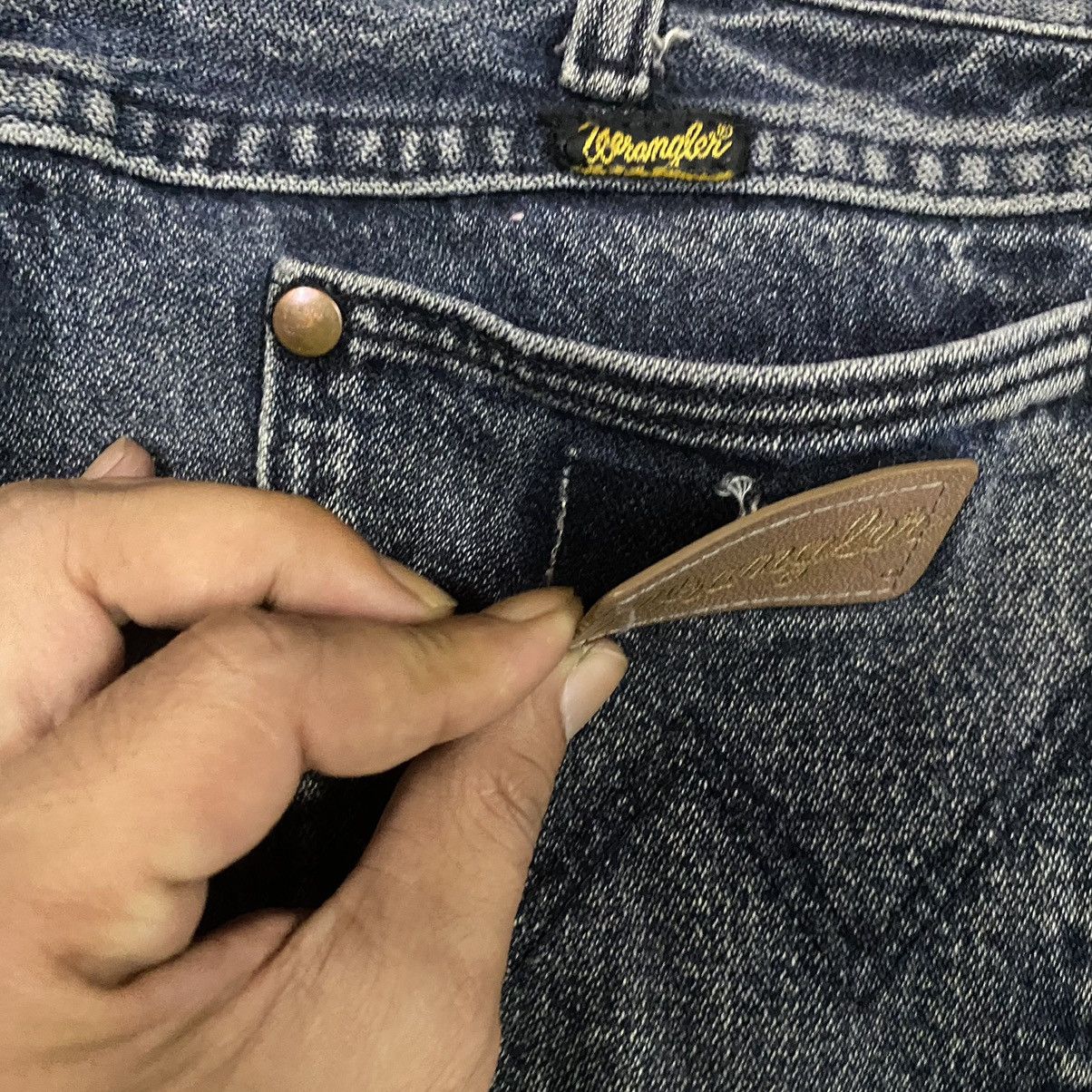 Vintage × Wrangler Vintage Wrangler Blue bell Faded Black Denim Jeans Size US 31 - 11 Thumbnail