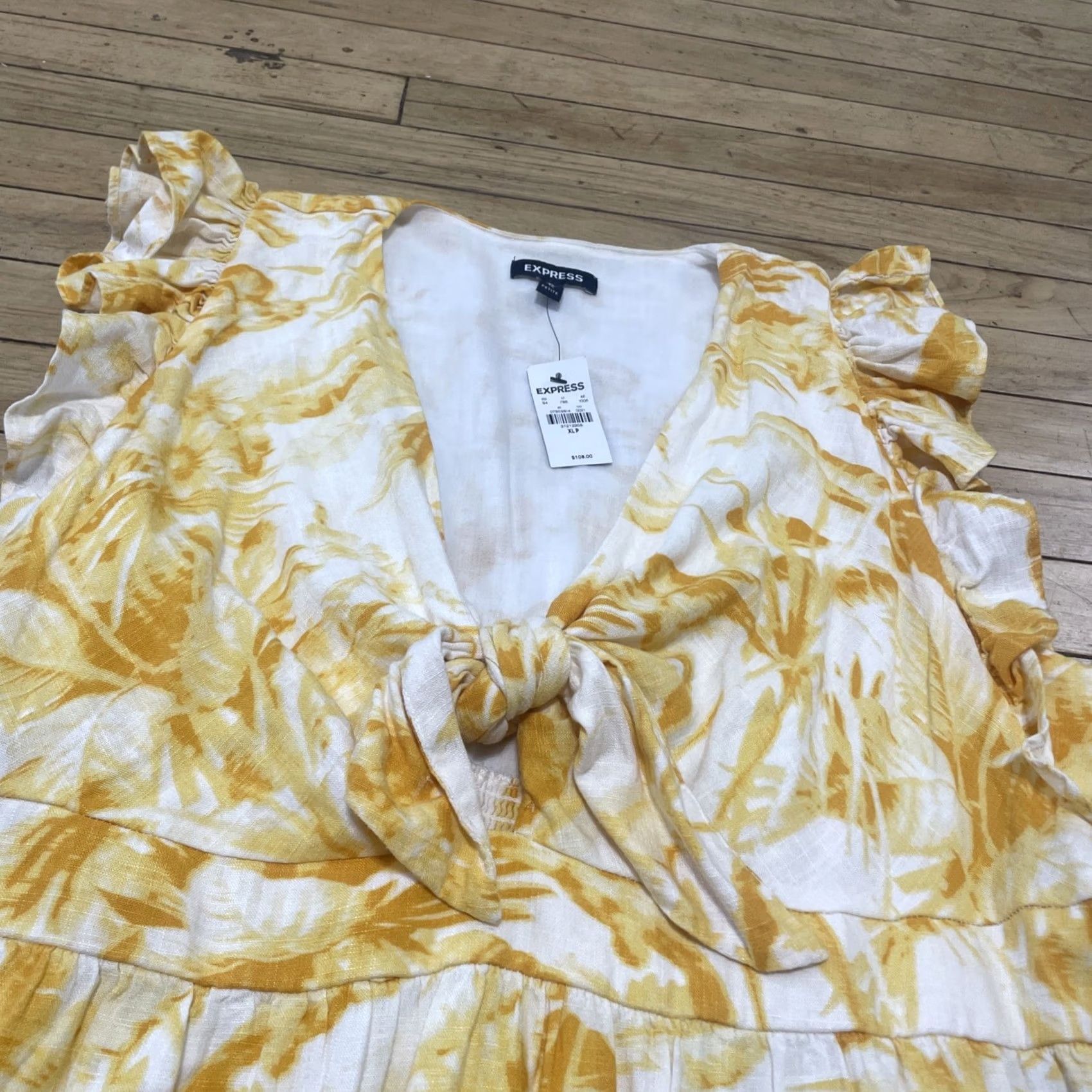 Express Express Dress Shirt Size XL / US 12-14 / IT 48-50 - 7 Thumbnail
