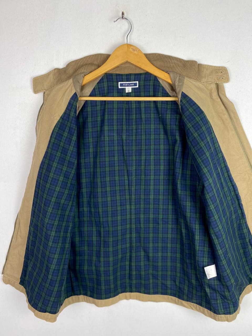 Japanese Brand portland khakis jacket flannel lining nice design Size US L / EU 52-54 / 3 - 6 Thumbnail