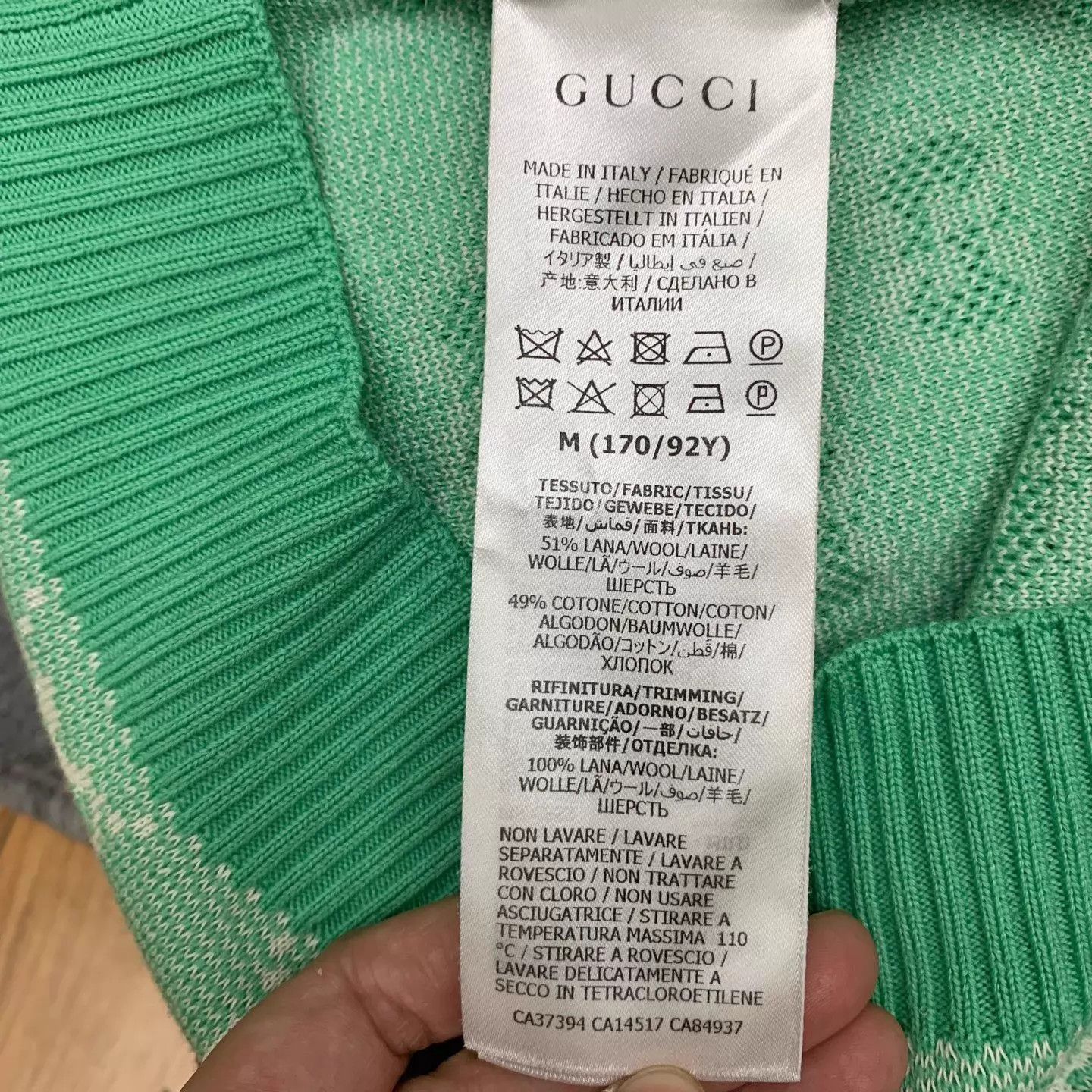 Gucci Gucci Green GG Monogram All Over Knit Sweater M 95 New Size M / US 6-8 / IT 42-44 - 7 Thumbnail