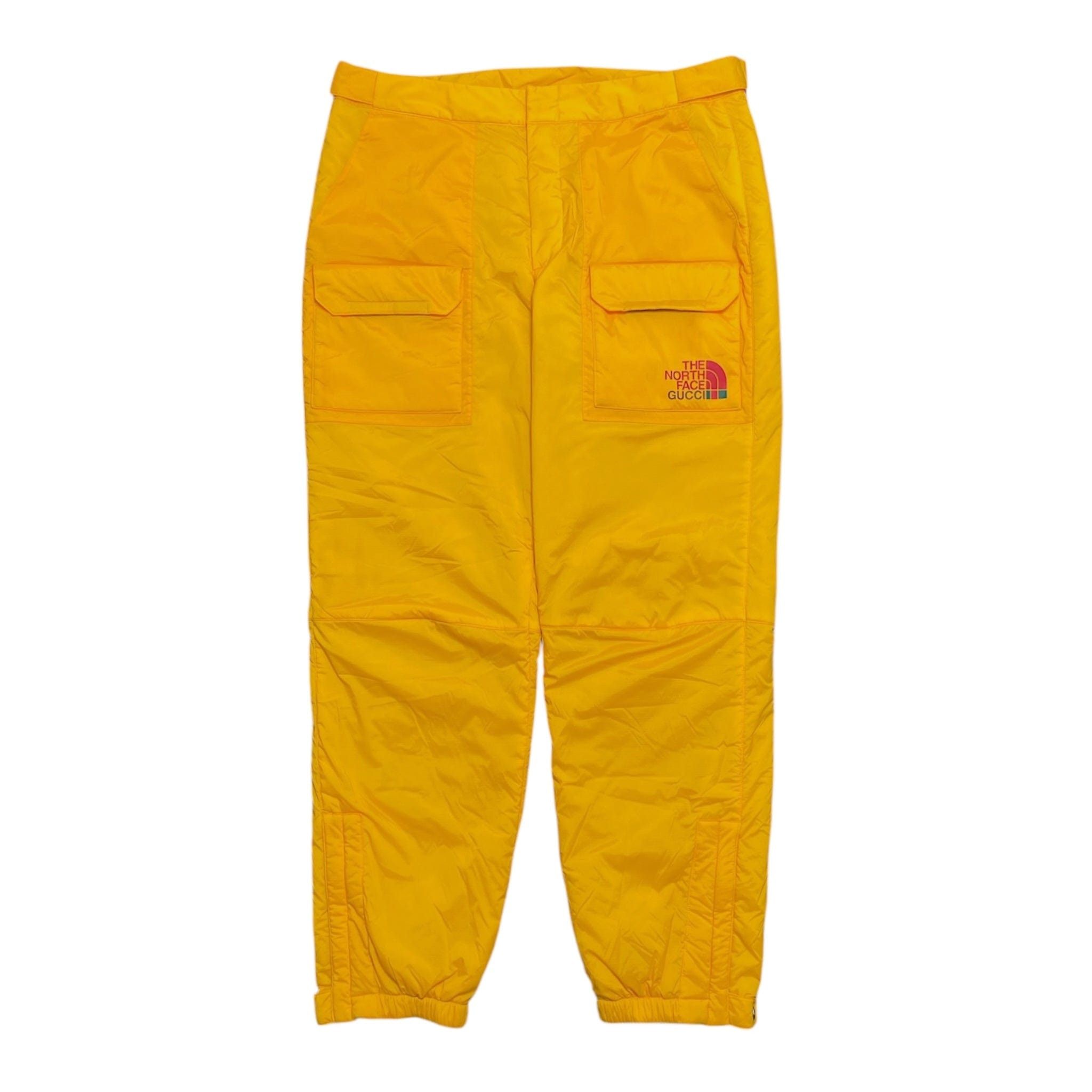 Gucci x The North Face Polyamide Pants Yellow Size US 33 - 1 Thumbnail