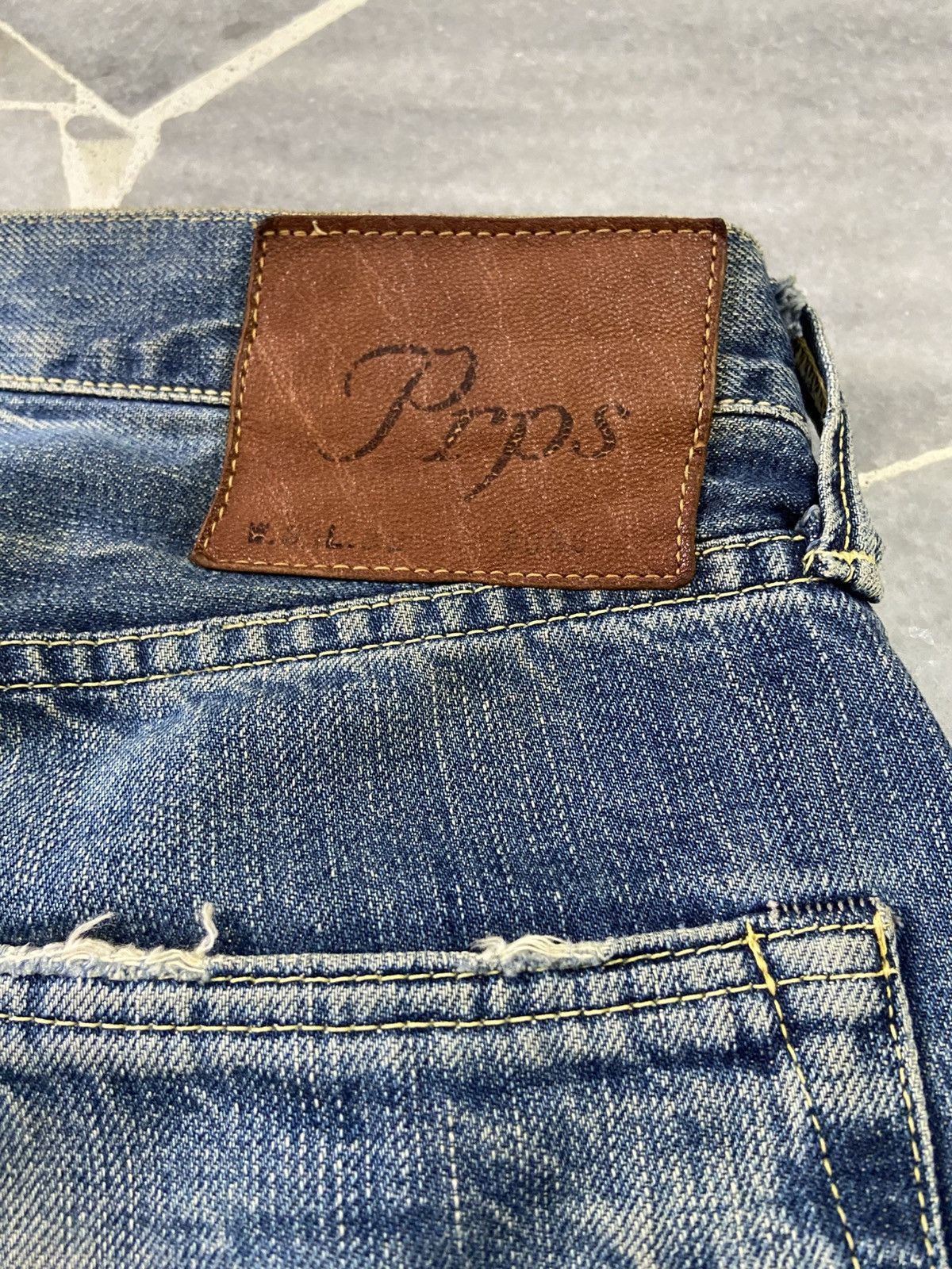 Prps PRPS Distressed Selvedge denim jeans Size US 31 - 10 Thumbnail