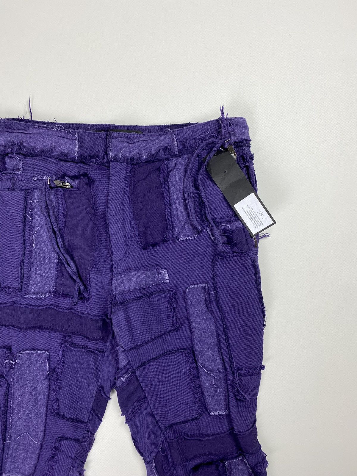 Haider Ackermann BNWT! Haider Ackermann ladies patchwork cropped pants Size 25" / US 0 / IT 36 - 12 Thumbnail