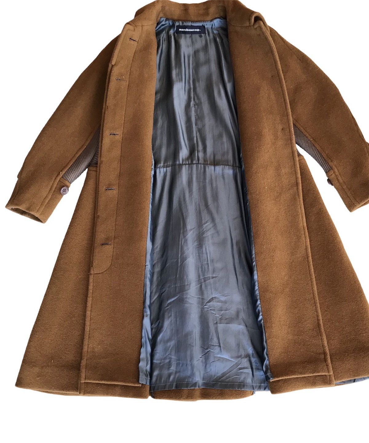 mercibeaucoup MERCIBEUCOUP ISSEY MIYAKE WOOL LONG COAT Size M / US 6-8 / IT 42-44 - 3 Thumbnail