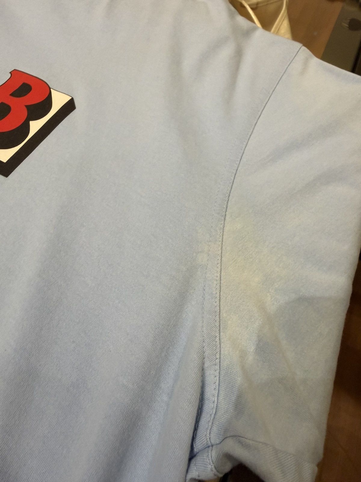 Burberry Burberry B Logo Tee - Cornflower Blue Size US XL / EU 56 / 4 - 3 Thumbnail