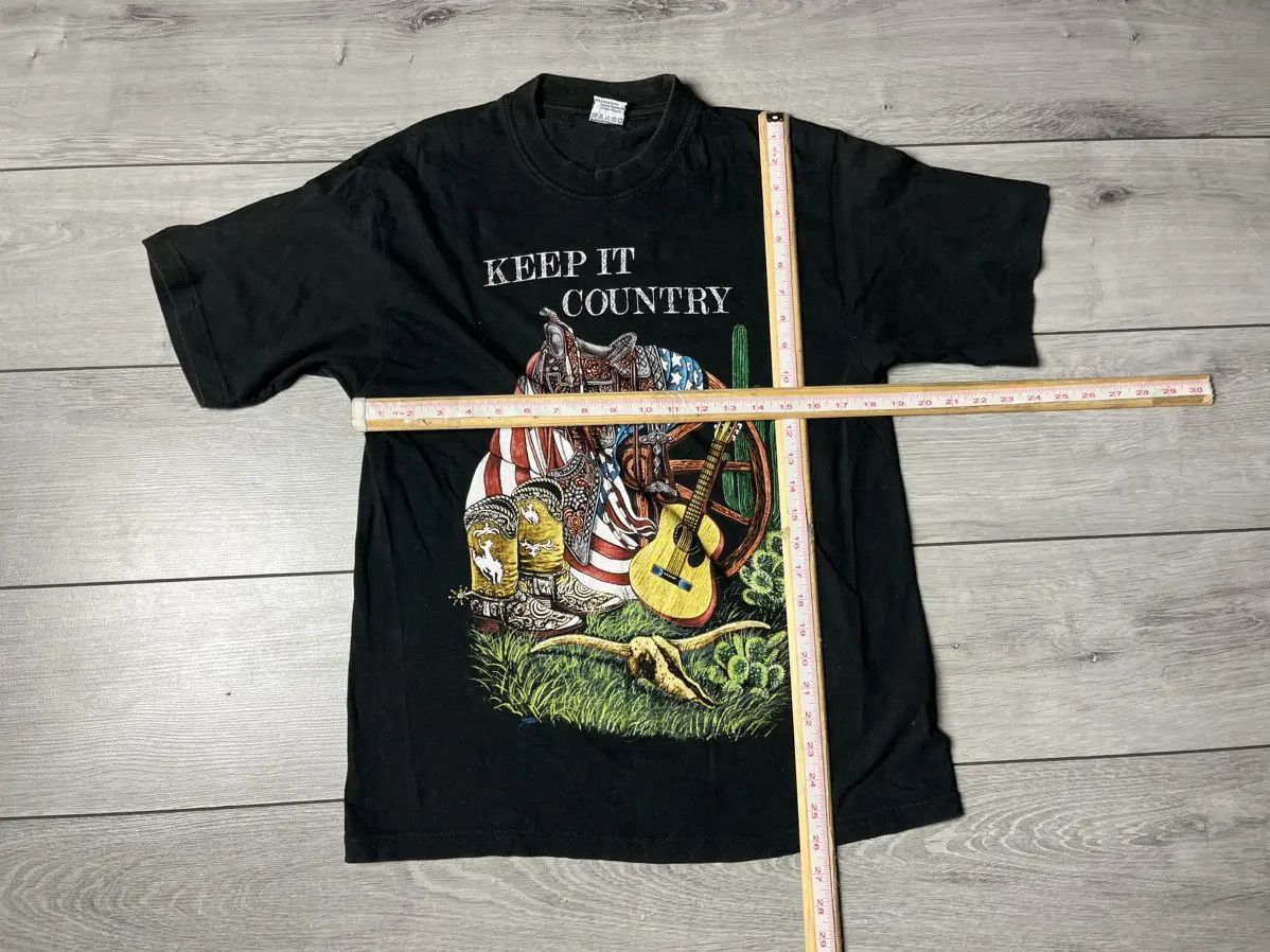 Band Tees Vintage T-shirt Indians keep it country size Medium Size US M / EU 48-50 / 2 - 5 Thumbnail