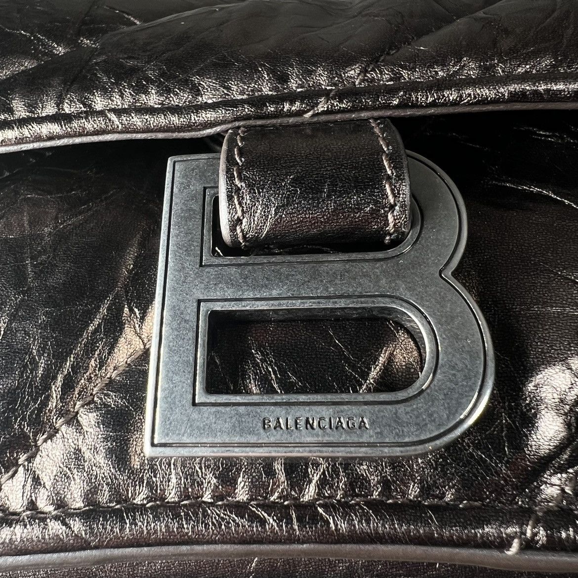 Balenciaga Balenciaga Small Quilted Crush Bag Size ONE SIZE - 6 Thumbnail