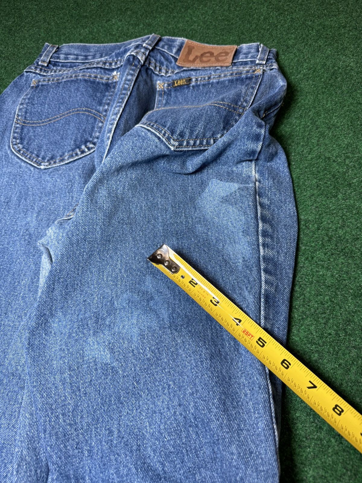 Lee × Vintage Vtg 90s Lee Riders Womens 14 28x32 Medium Wash Mom Jeans Size 36" / US 14 / IT 50 - 13 Thumbnail