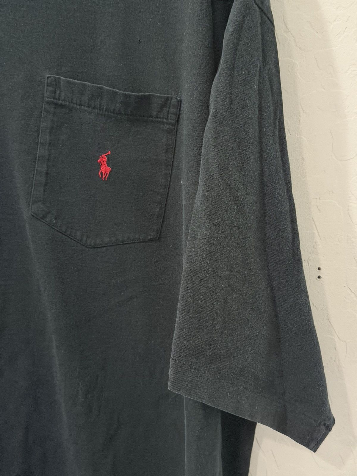 Polo Ralph Lauren Vintage Polo Ralph Lauren Pocket SS Shirt Size 2XLT Tall Size US XXL / EU 58 / 5 - 2 Thumbnail