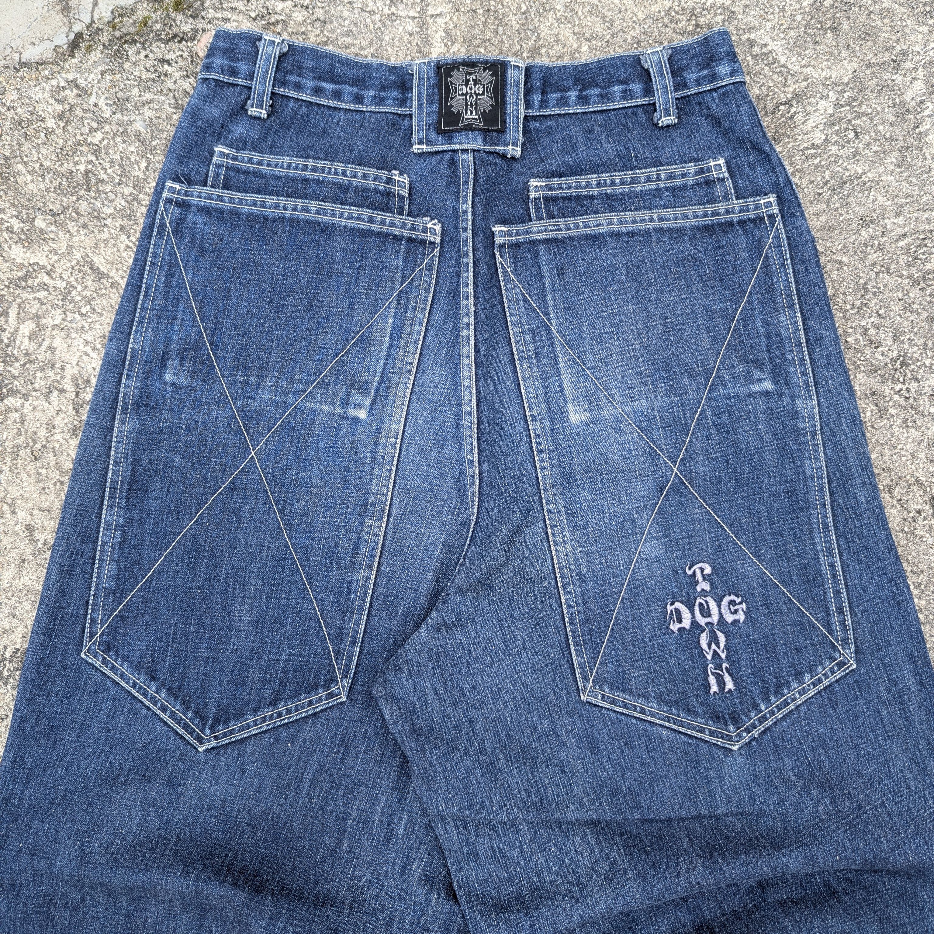 Dogtown × Vintage Vintage Dog Town Black Dragon Skate Baggy Jean Pants Size US 30 / EU 46 - 3 Thumbnail