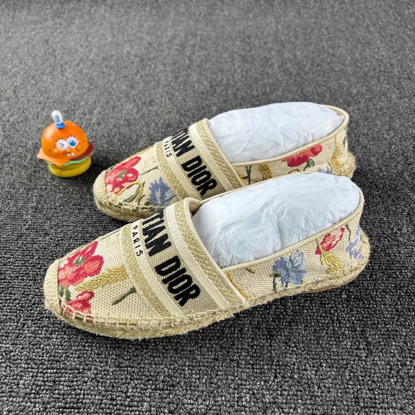 Dior Dior Granville Floral Embroidered Boat Shoes 36.5 Size US 6 / IT 36 - 1 Thumbnail