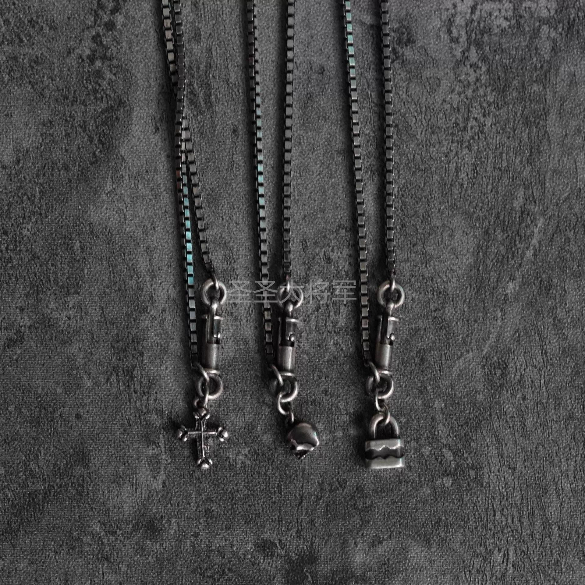 Werkstatt Munchen Werkstatt Munchen M3711 Mini Cube Chain Necklace Spring Size ONE SIZE - 3 Thumbnail