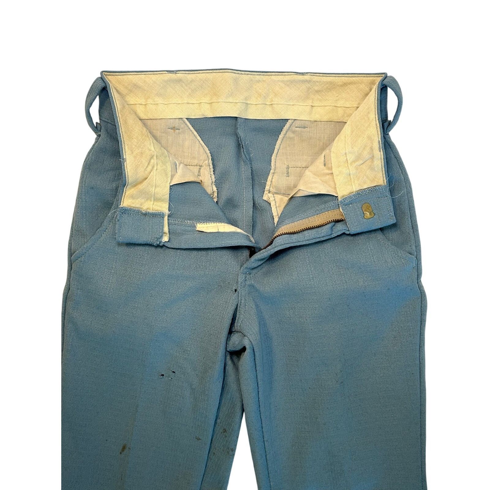 Other Custom Vintage Sky Blue Trousers - Retro, Women's Size 00 Size 24" / US 00 / IT 34 - 3 Thumbnail