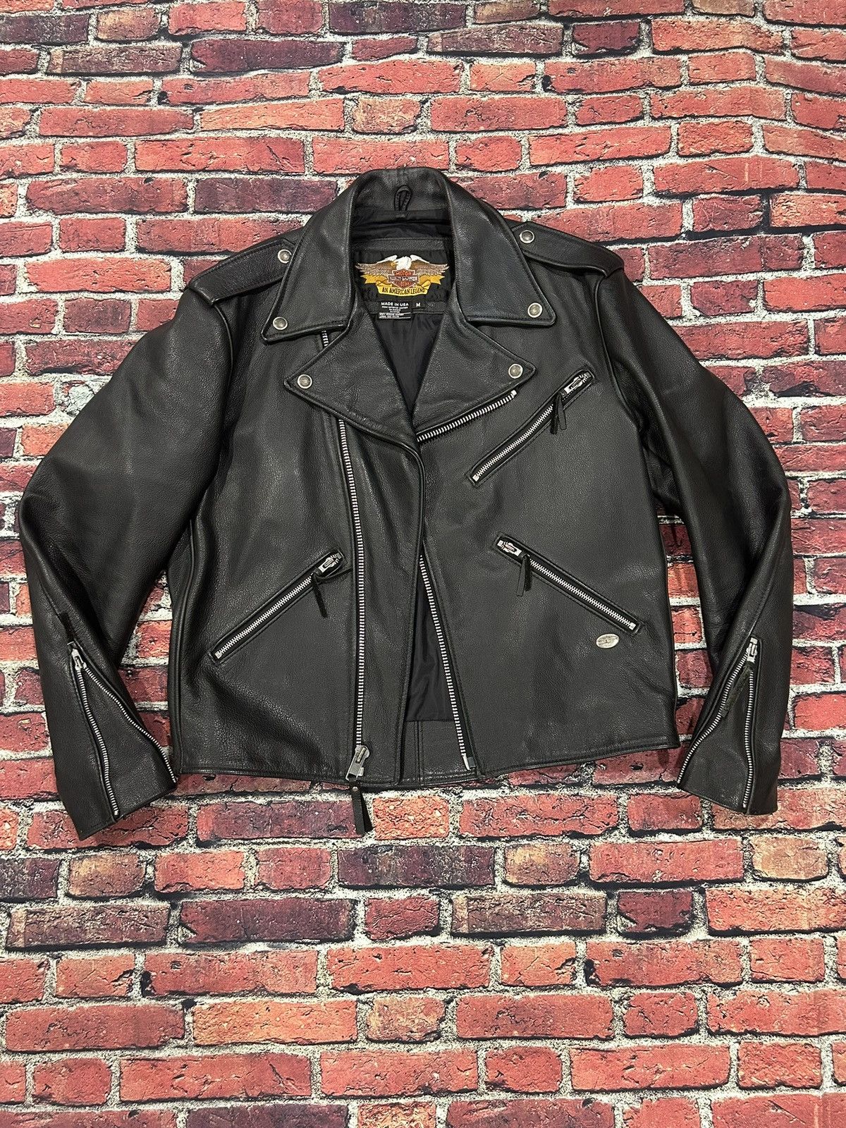 Harley Davidson Made in USA Harley Davidson Leather jacket Size US M / EU 48-50 / 2 - 3 Thumbnail