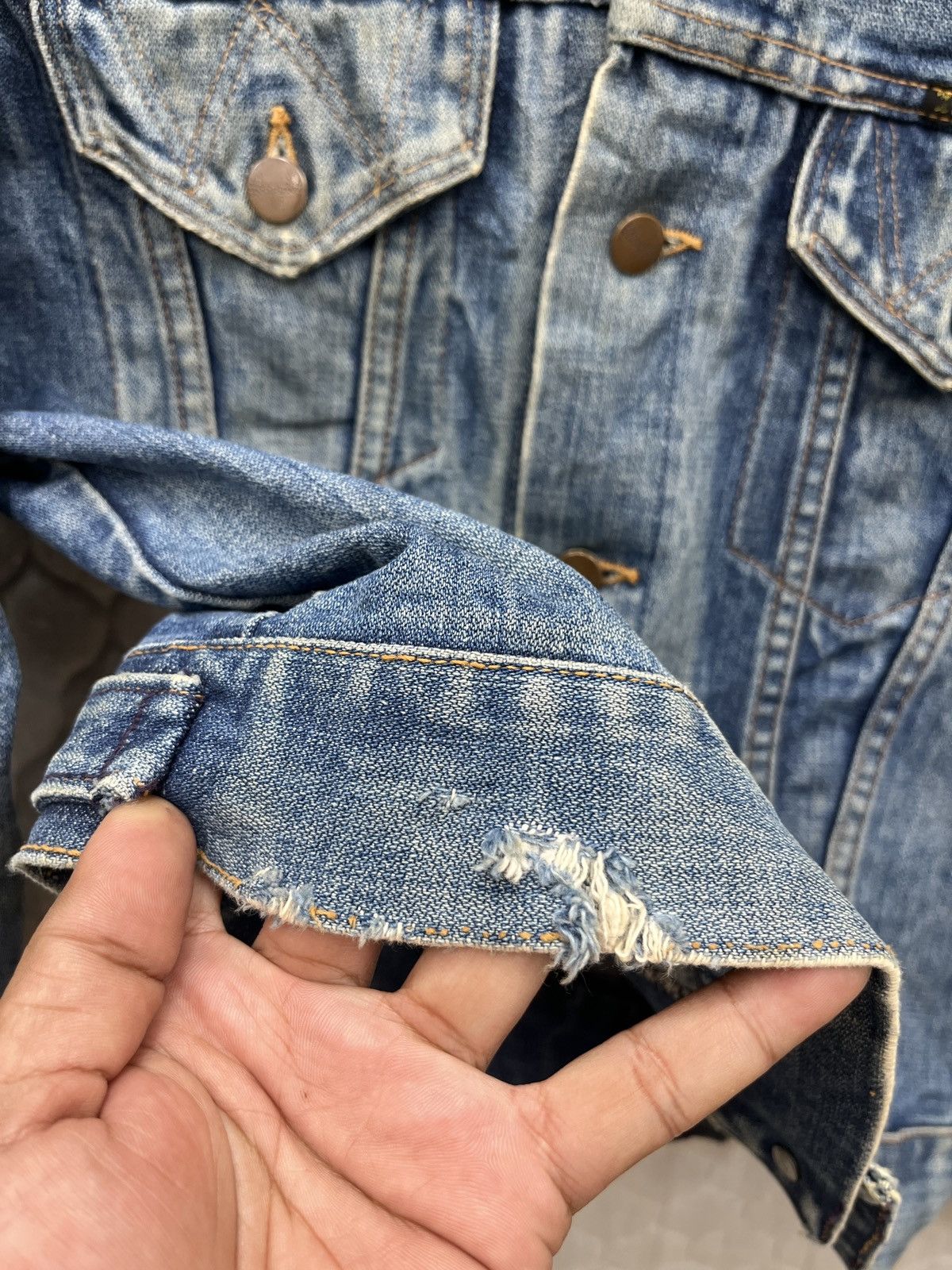 Vintage 🔥🔥🔥STEALS VTG WRANGLER DENIM JACKET Size US S / EU 44-46 / 1 - 13 Thumbnail