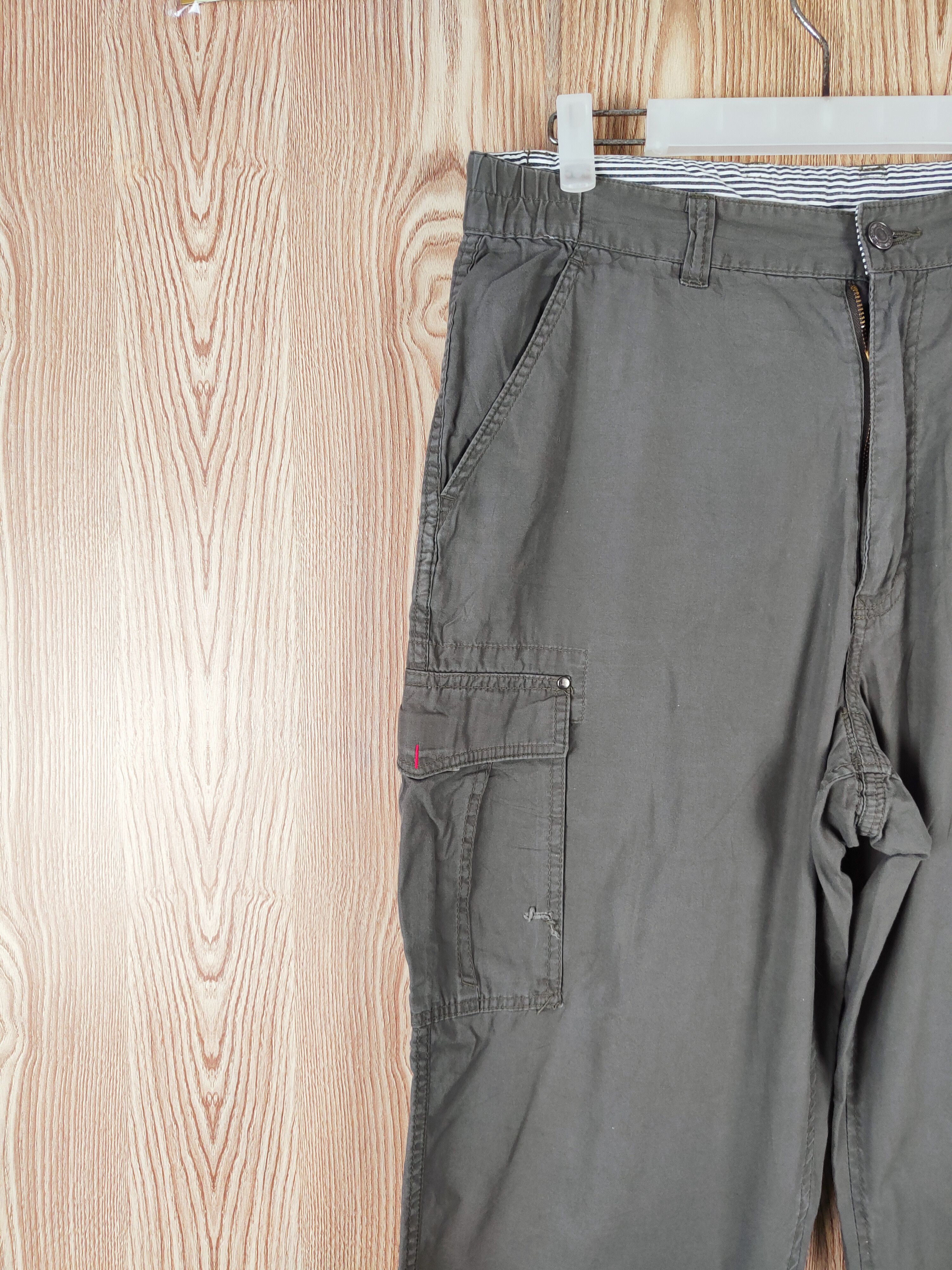 Japanese Brand Evenriver Olive Multipocket Tactical Cargo Pants #W327 Size US 33 - 3 Thumbnail