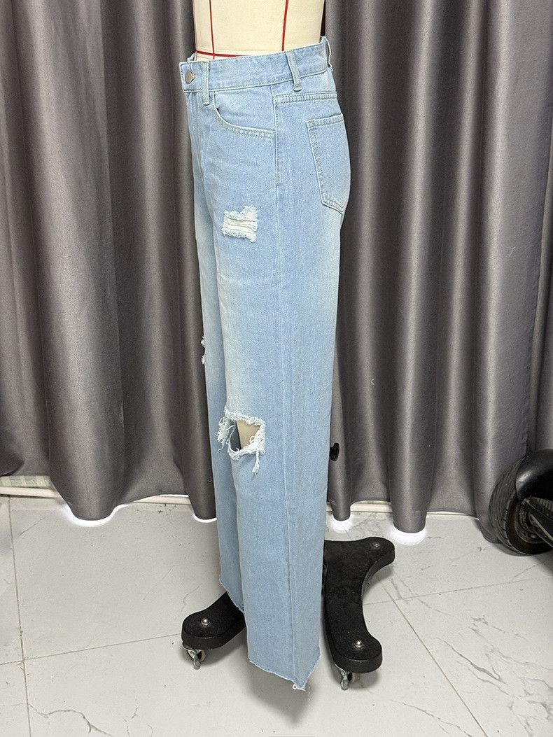 Japanese Brand loose straight wide leg trousers Size 38" / US 16 / IT 52 - 6 Thumbnail