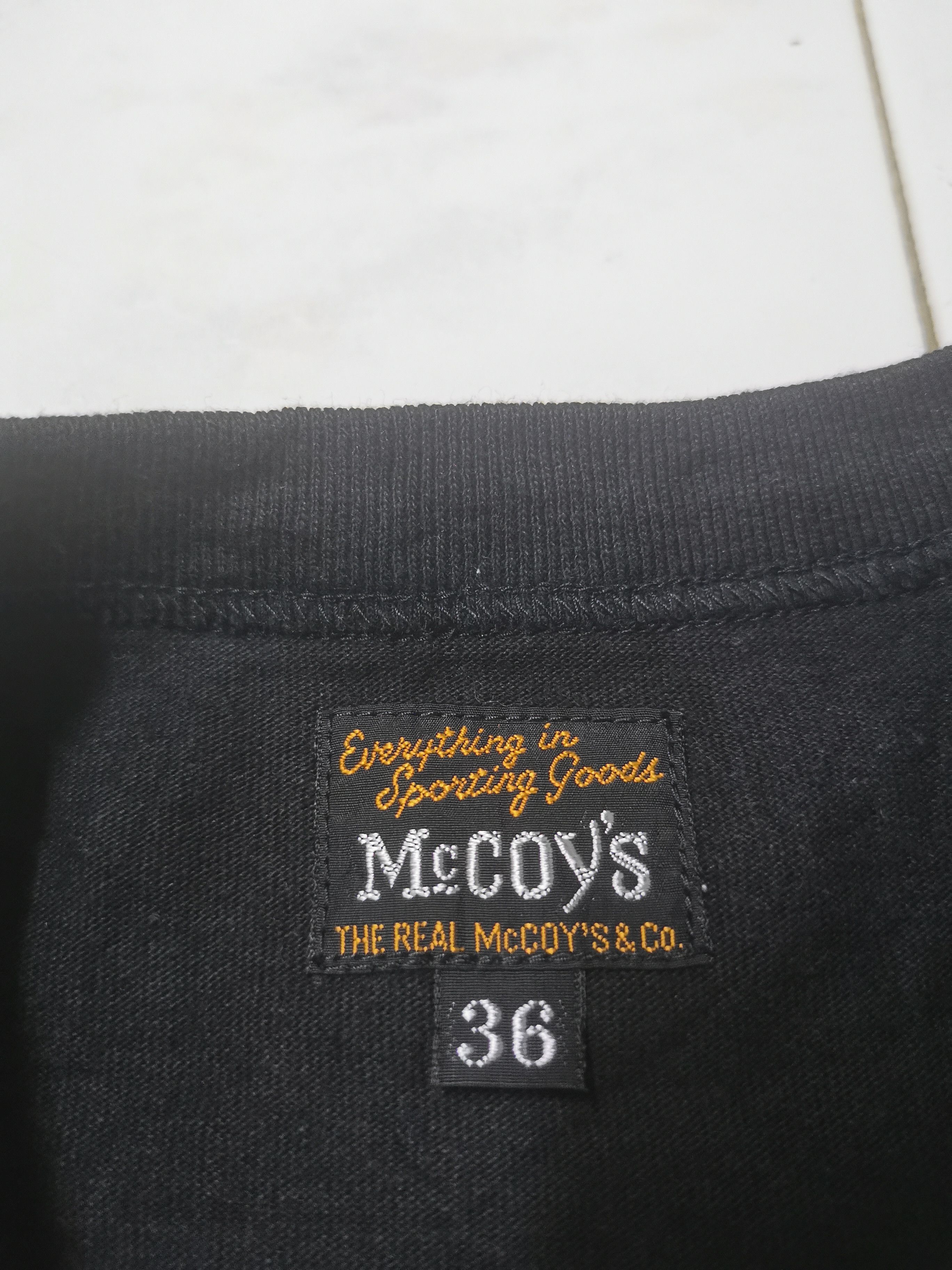 Japanese Brand × The Real McCoy's The real mccoy tshirt Size US XS / EU 42 / 0 - 6 Thumbnail