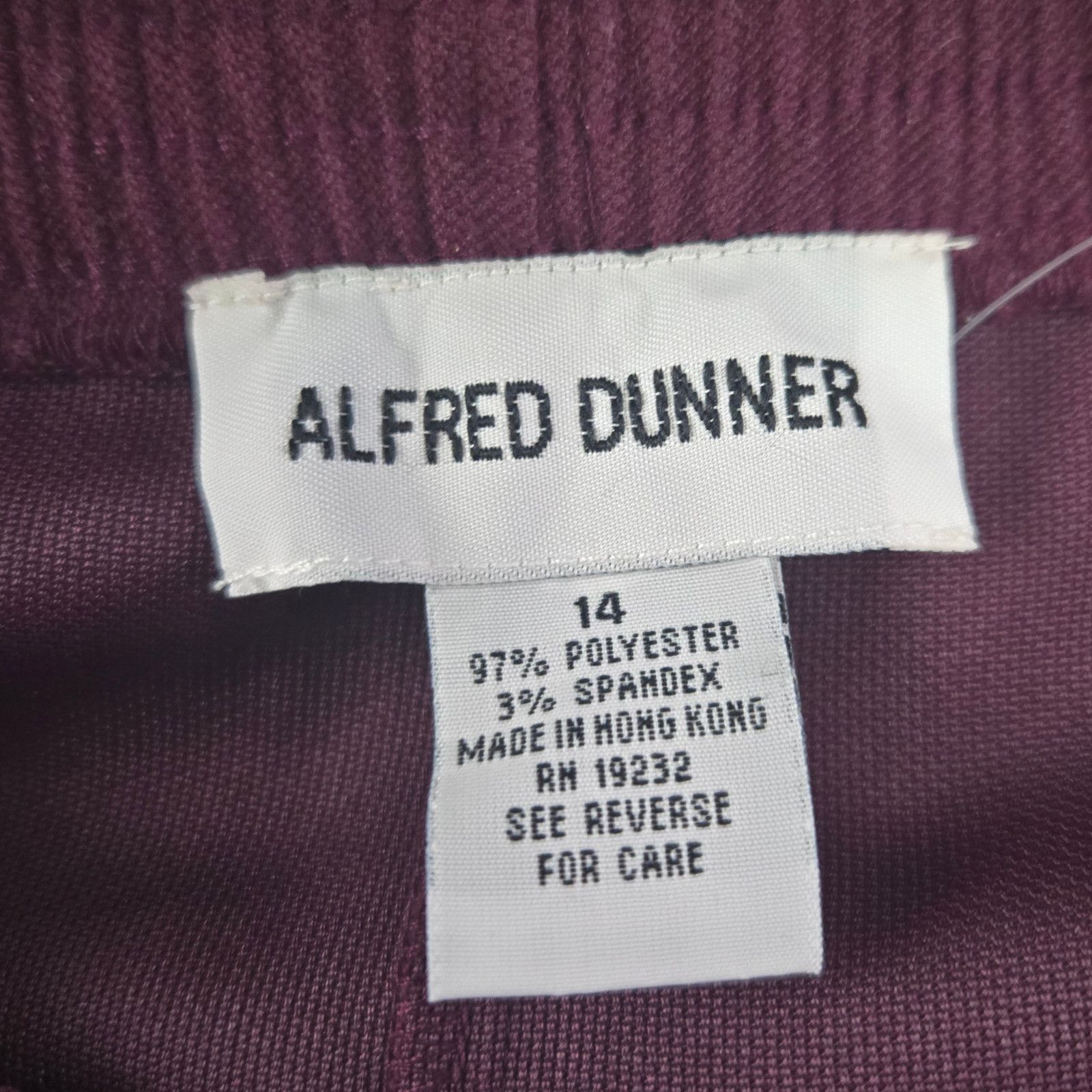 Other Alfred Dunner Deer Valley Pull On Pants Cranberry Size 14 Size 36" / US 14 / IT 50 - 6 Thumbnail