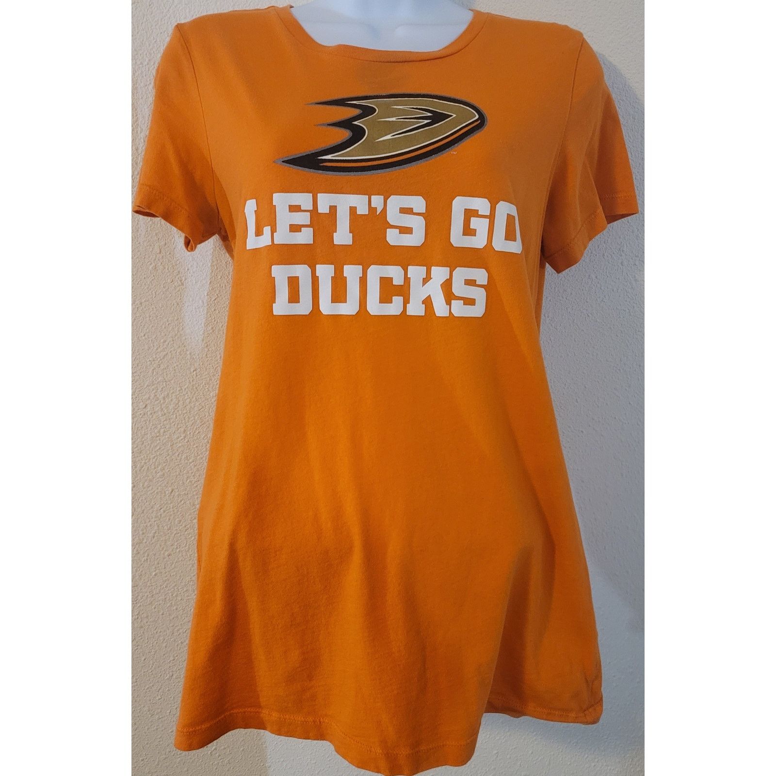 Other Rinky Orange Let's Go Ducks Anaheim Hockey Women's Shirt L Size L / US 10 / IT 46 - 1 Thumbnail