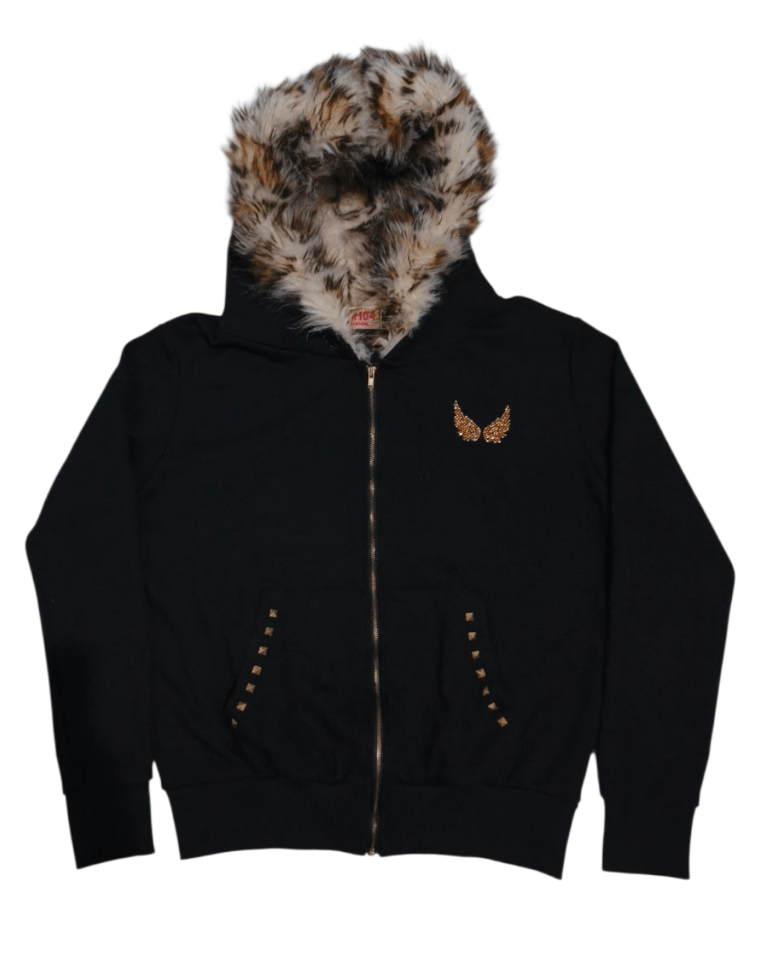 Japanese Brand Zip Hoodie Fur Leopard Size M / US 6-8 / IT 42-44 - 1 Thumbnail