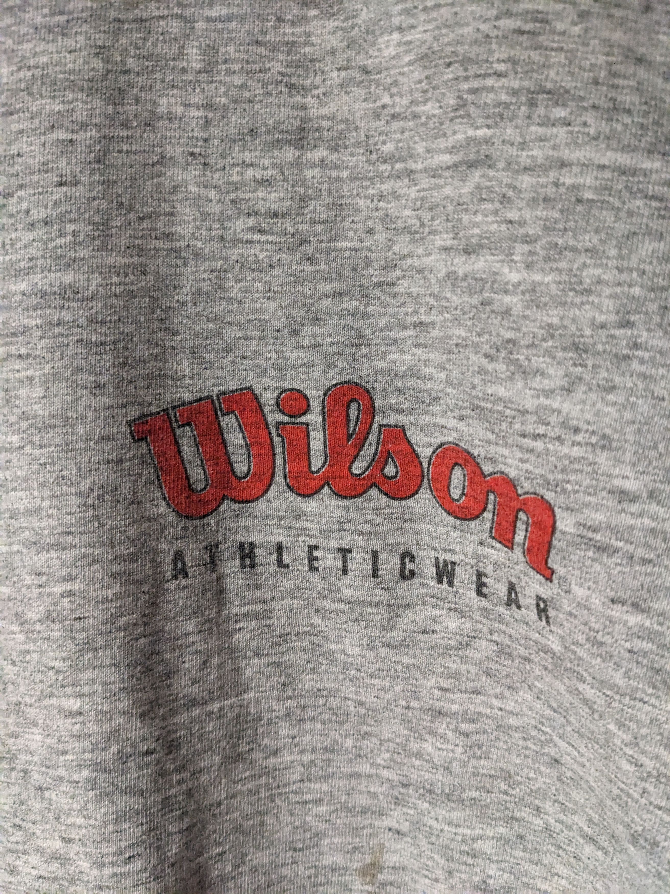 Vintage × Wilson Vintage 90s Wilson Athletic Essential Logo XLT T-Shirt Size US XL / EU 56 / 4 - 2 Thumbnail
