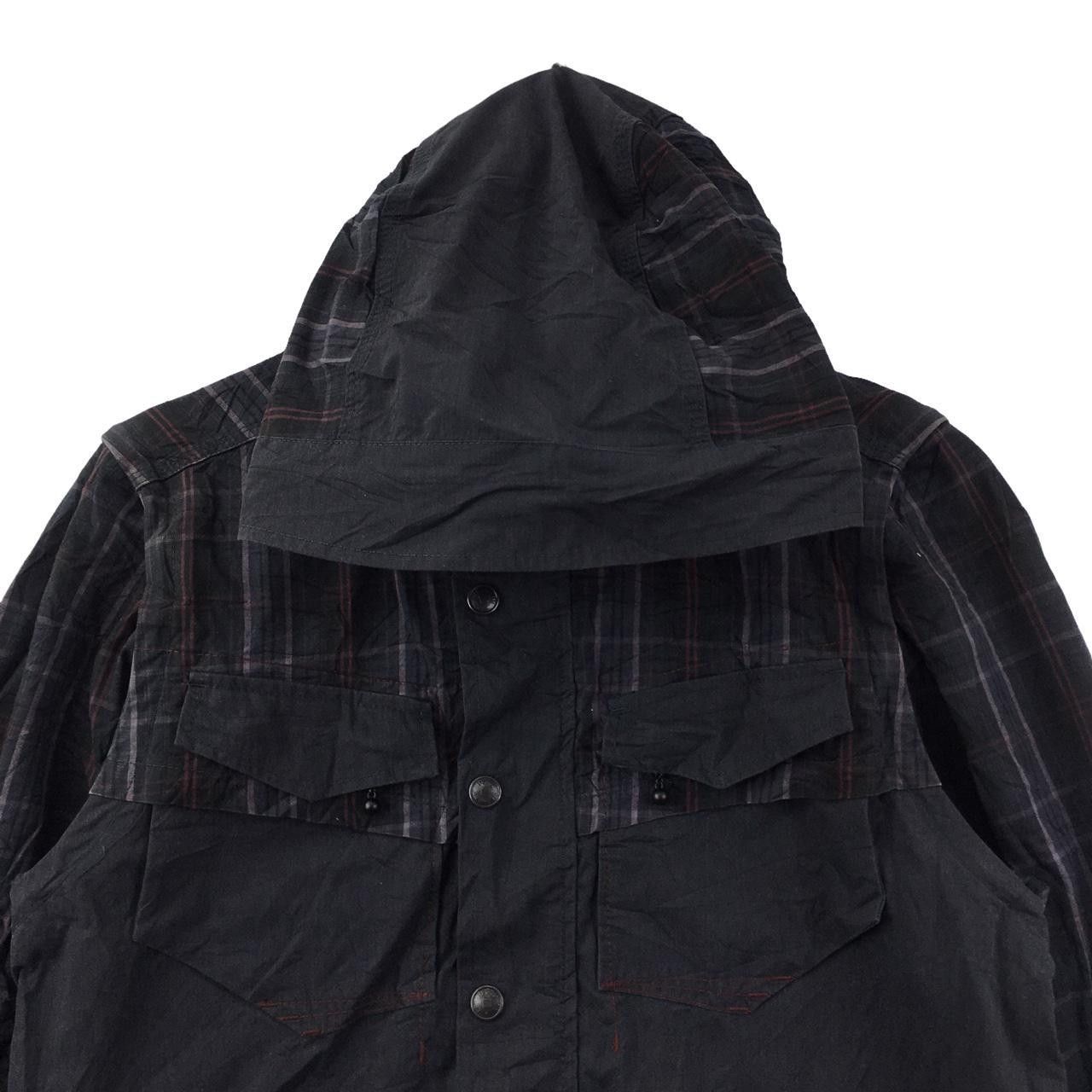 Vintage Vtg MARITHE FRANCOIS GIRBAUD Le Jean De Jacket Denim Hoodie Size M / US 6-8 / IT 42-44 - 2 Thumbnail