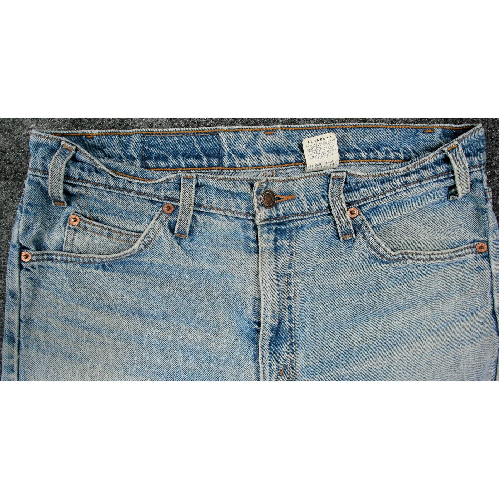 Levi's Vintage 1997 Levi's 550 Orange Tab Sun Faded Wash Denim Size US 34 / EU 50 - 9 Thumbnail