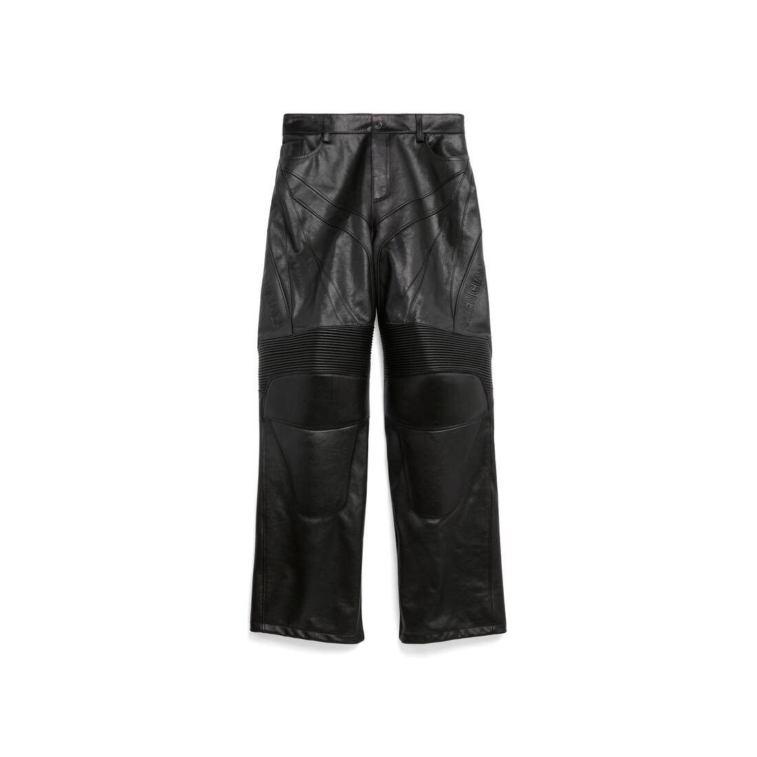 Balenciaga o1tr1nto0426 Biker Baggy Pants in Black Size US 32 / EU 48 - 1 Thumbnail