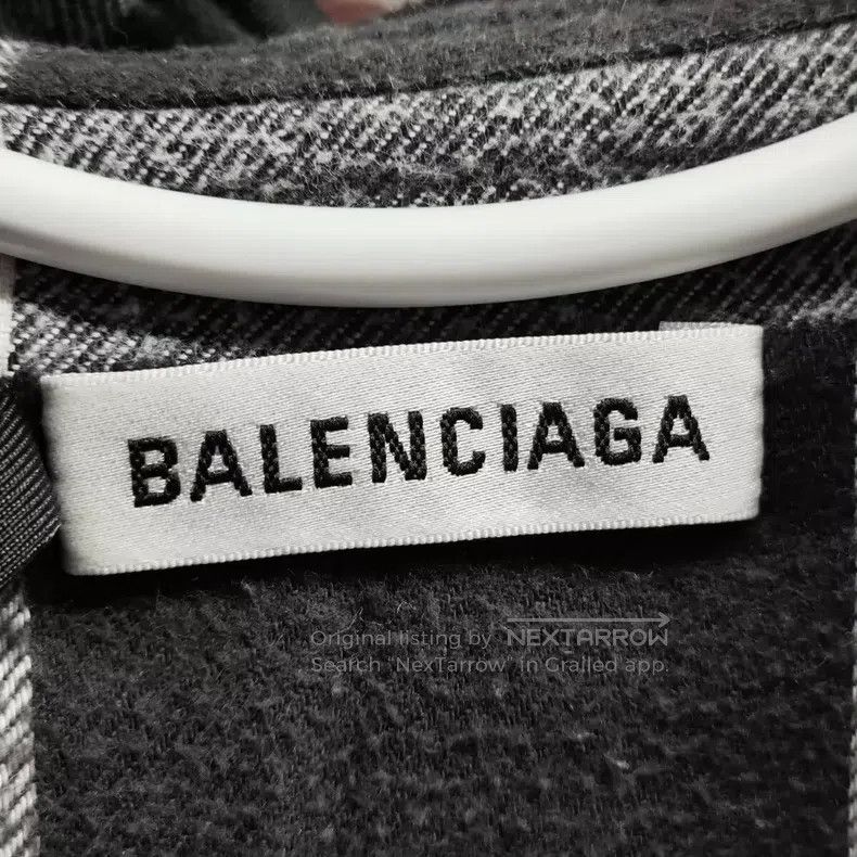 Balenciaga Balenciaga Cotton logo checkered ribbon shirt Size XS / US 0-2 / IT 36-38 - 3 Thumbnail