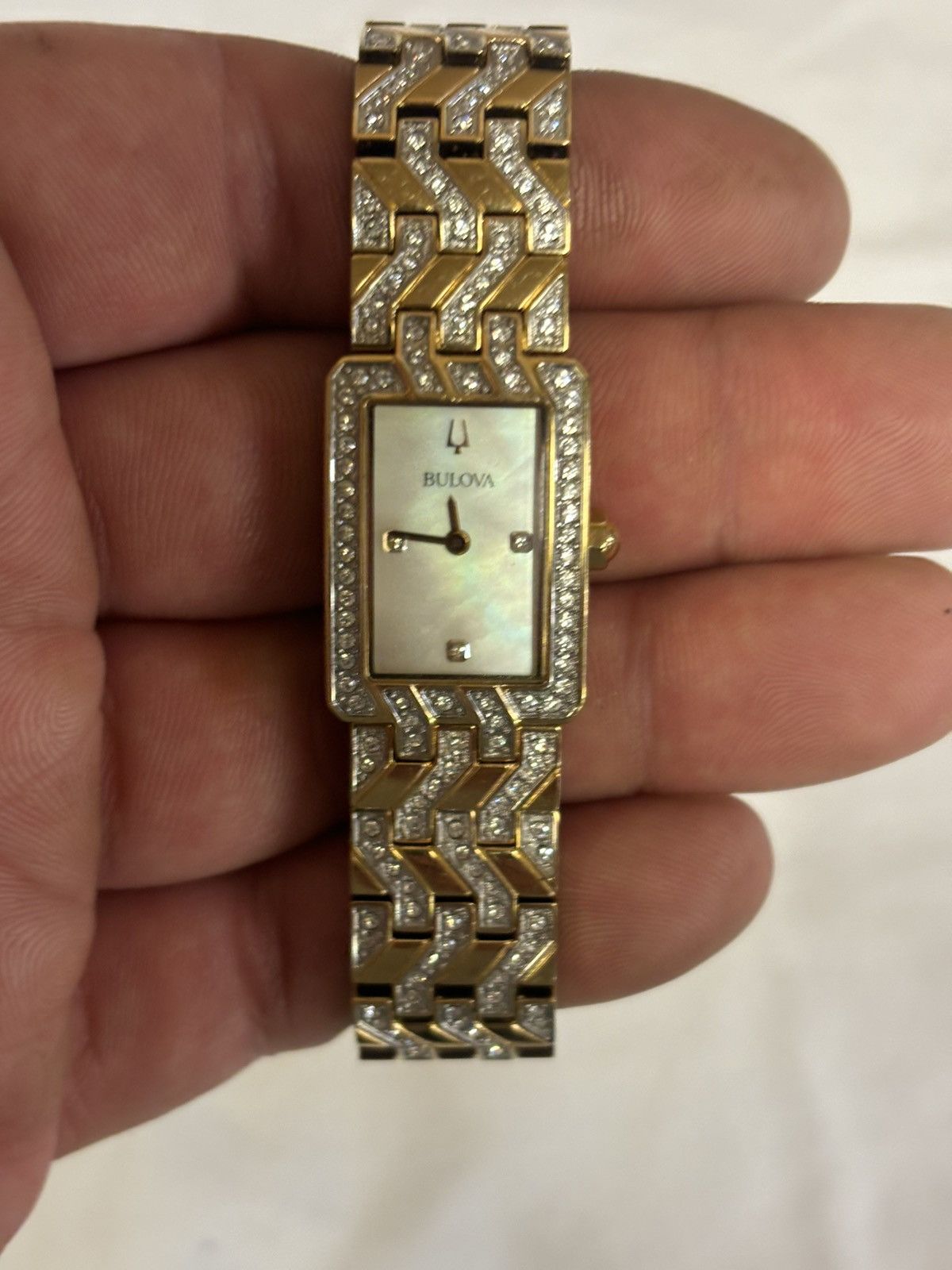 Bulova Bulova Women’s 98L301 Classic Diamond Gold Tone Womens Watch Size ONE SIZE - 2 Thumbnail