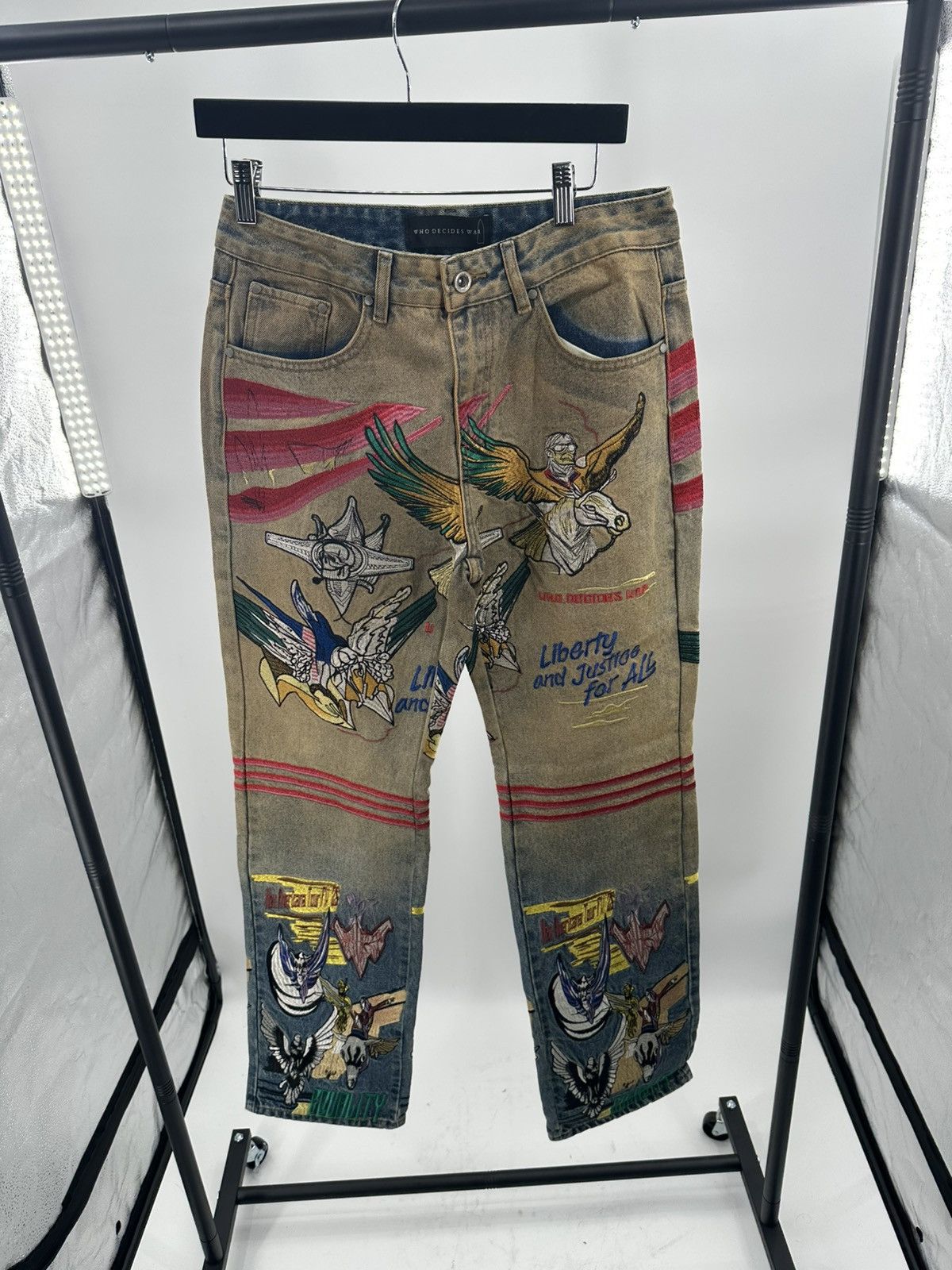 Who Decides War WHO DECIDES WAR Liberty Denim Jeans Size US 32 / EU 48 - 2 Thumbnail