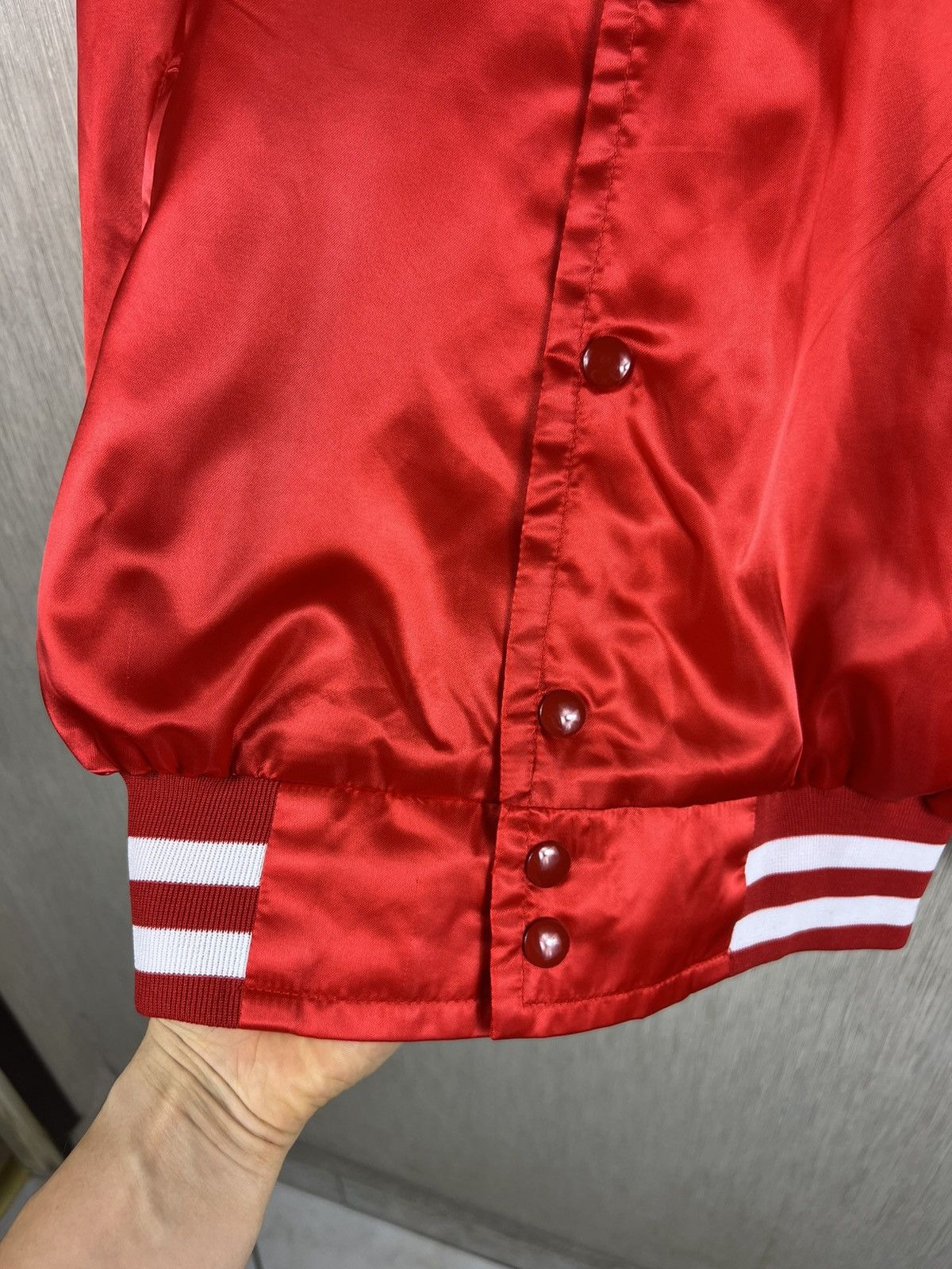 Vintage Vintage Budweiser official product satin beer bomber jacket Size US L / EU 52-54 / 3 - 15 Thumbnail