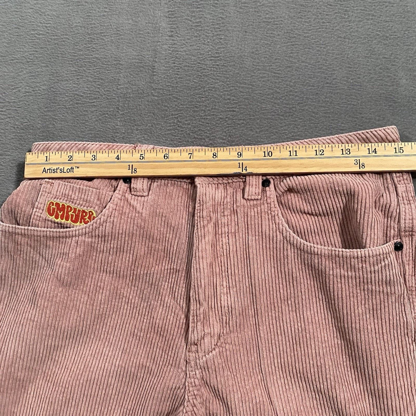 Empyre Empyre Relax Corduroy Pants Adult 28 Pink Embroidered Y2K Size US 28 / EU 44 - 8 Thumbnail
