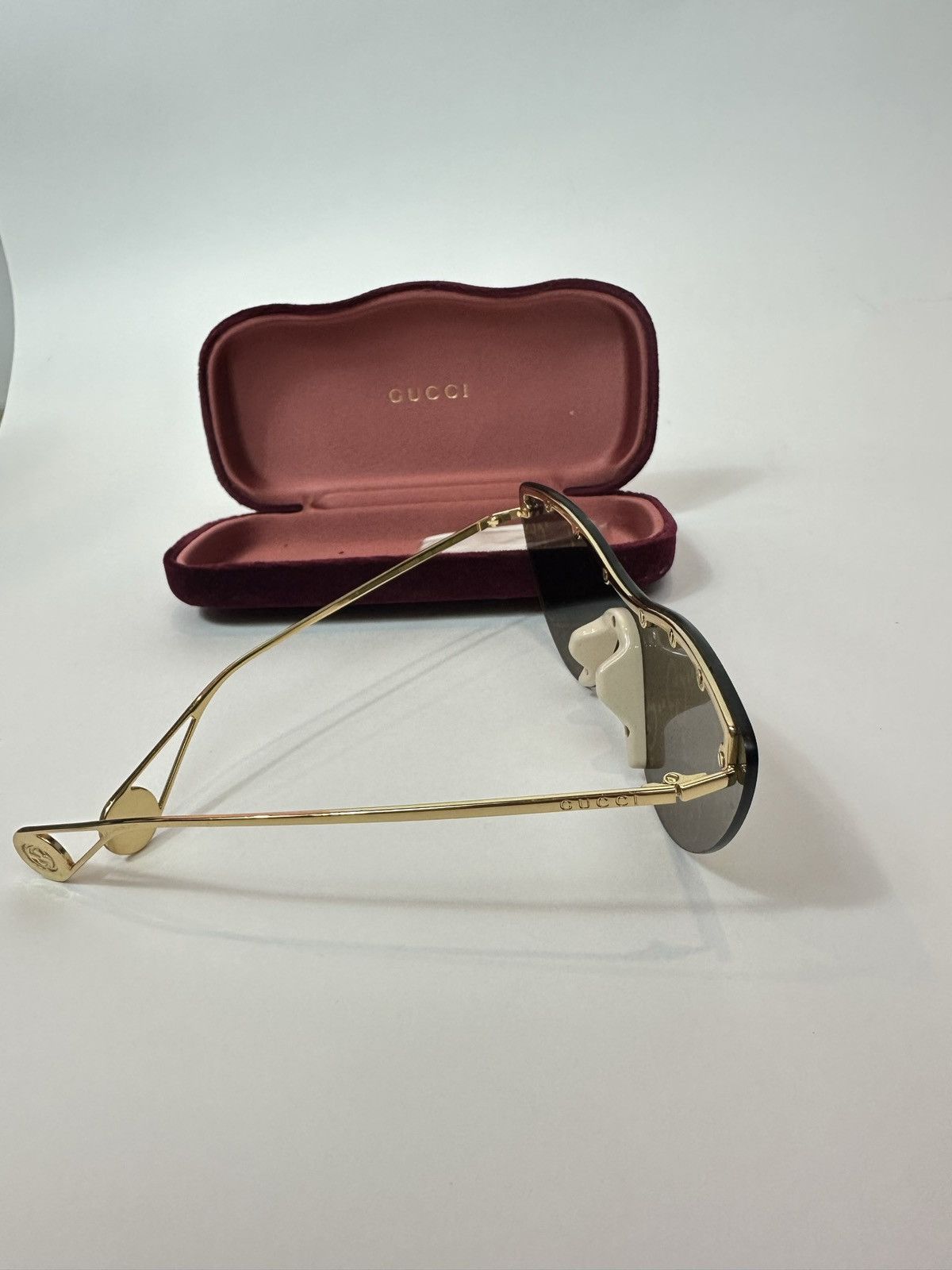 Gucci Gucci Cateye Rimless Sunglasses Size ONE SIZE - 8 Thumbnail
