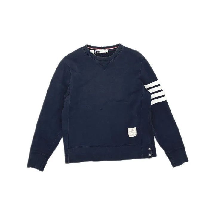Other Thom Browne Classic Logo Navy Sweatshirt -2507 Size US M / EU 48-50 / 2 - 8 Thumbnail