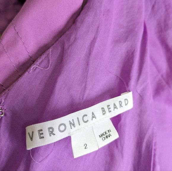 Veronica Beard Veronica Beard One Shoulder Cutout Maxi Dress Vivid Orchid Size XS / US 0-2 / IT 36-38 - 15 Thumbnail